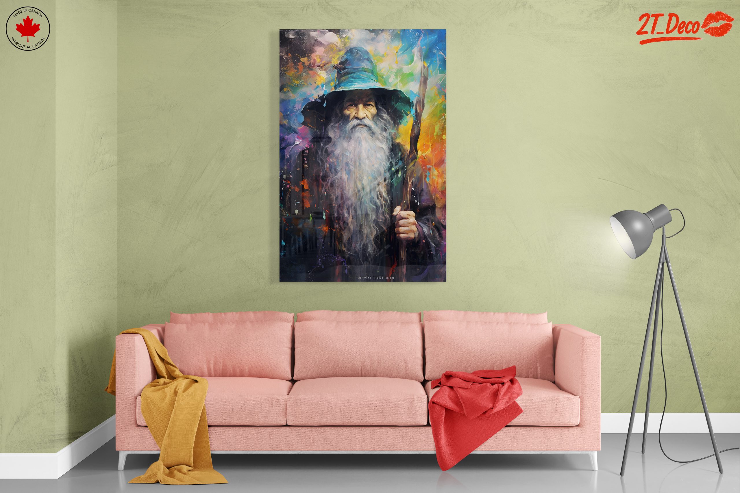 Enigmatic Wizard in Colorful Fantasy - Image 7