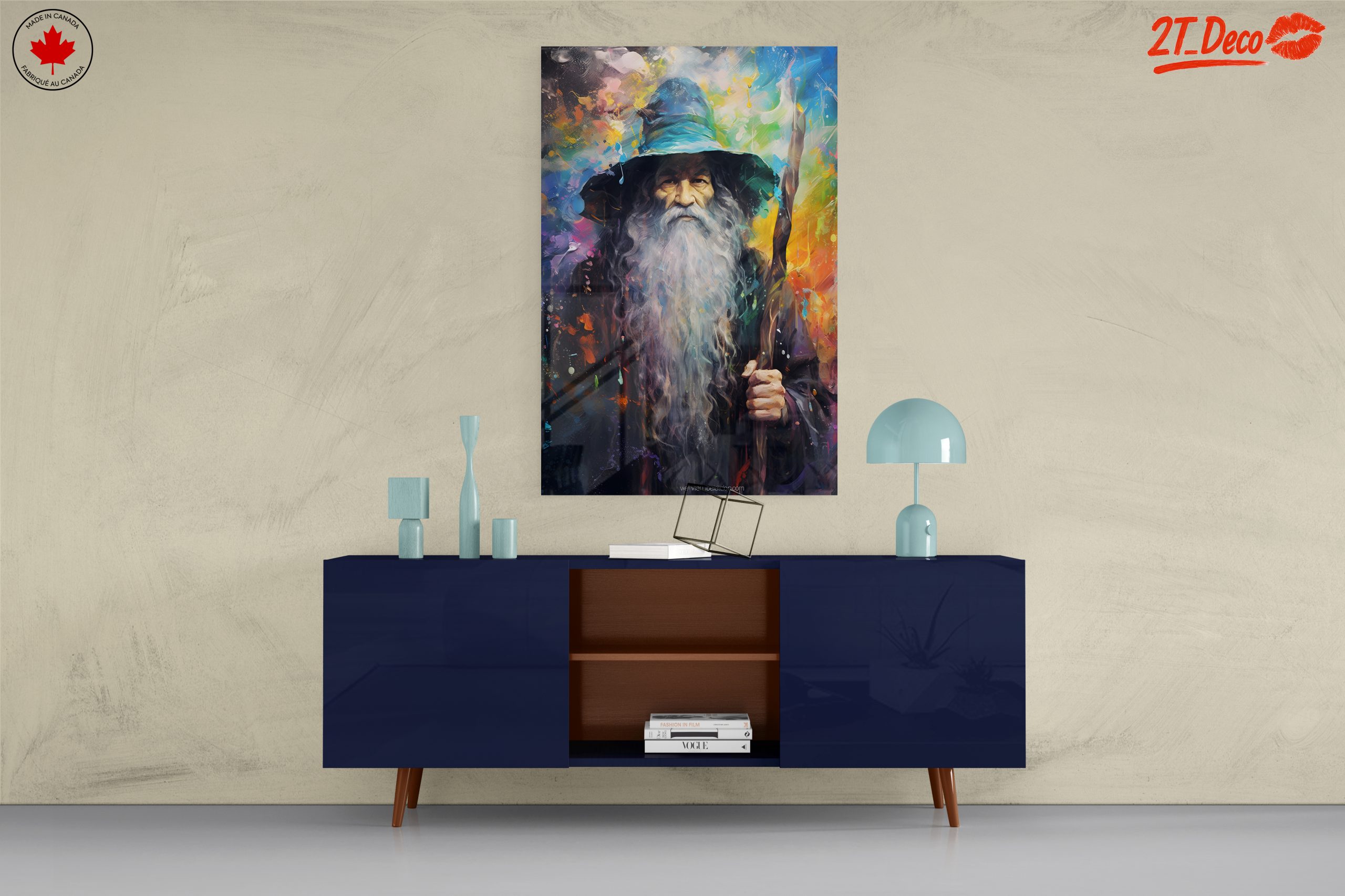 Enigmatic Wizard in Colorful Fantasy - Image 8