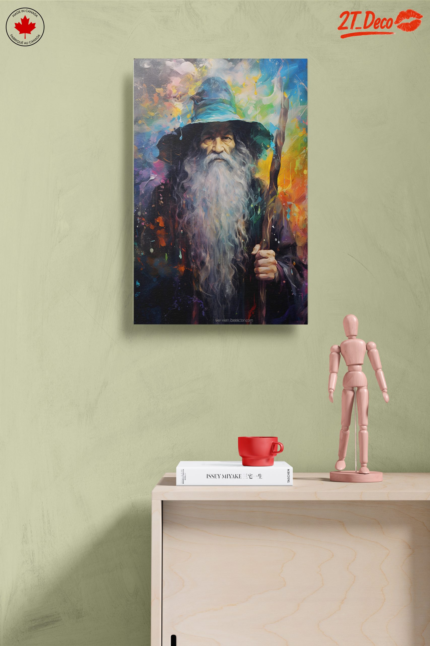 Enigmatic Wizard in Colorful Fantasy - Image 14