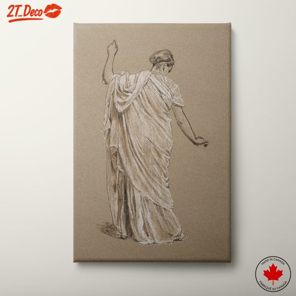 Elegant Classical Figure in Draped Attire