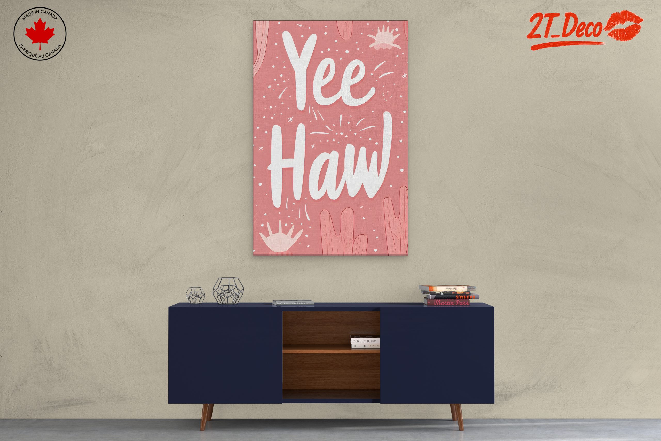 Yee Haw Positive Message Art - Image 3