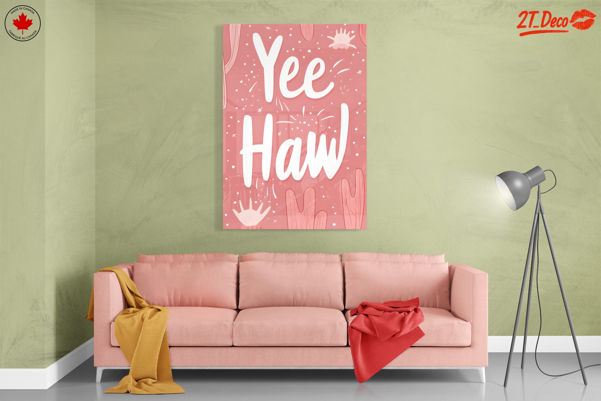 Yee Haw Positive Message Art - Image 7