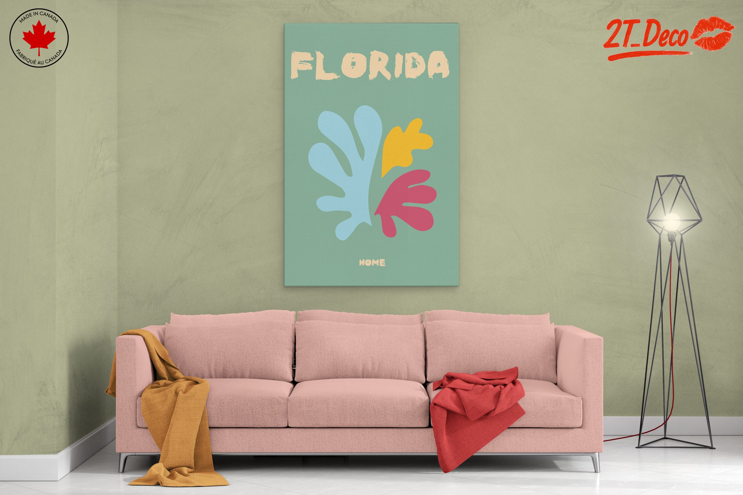 Playful Florida Inspired Artwork - Image 2