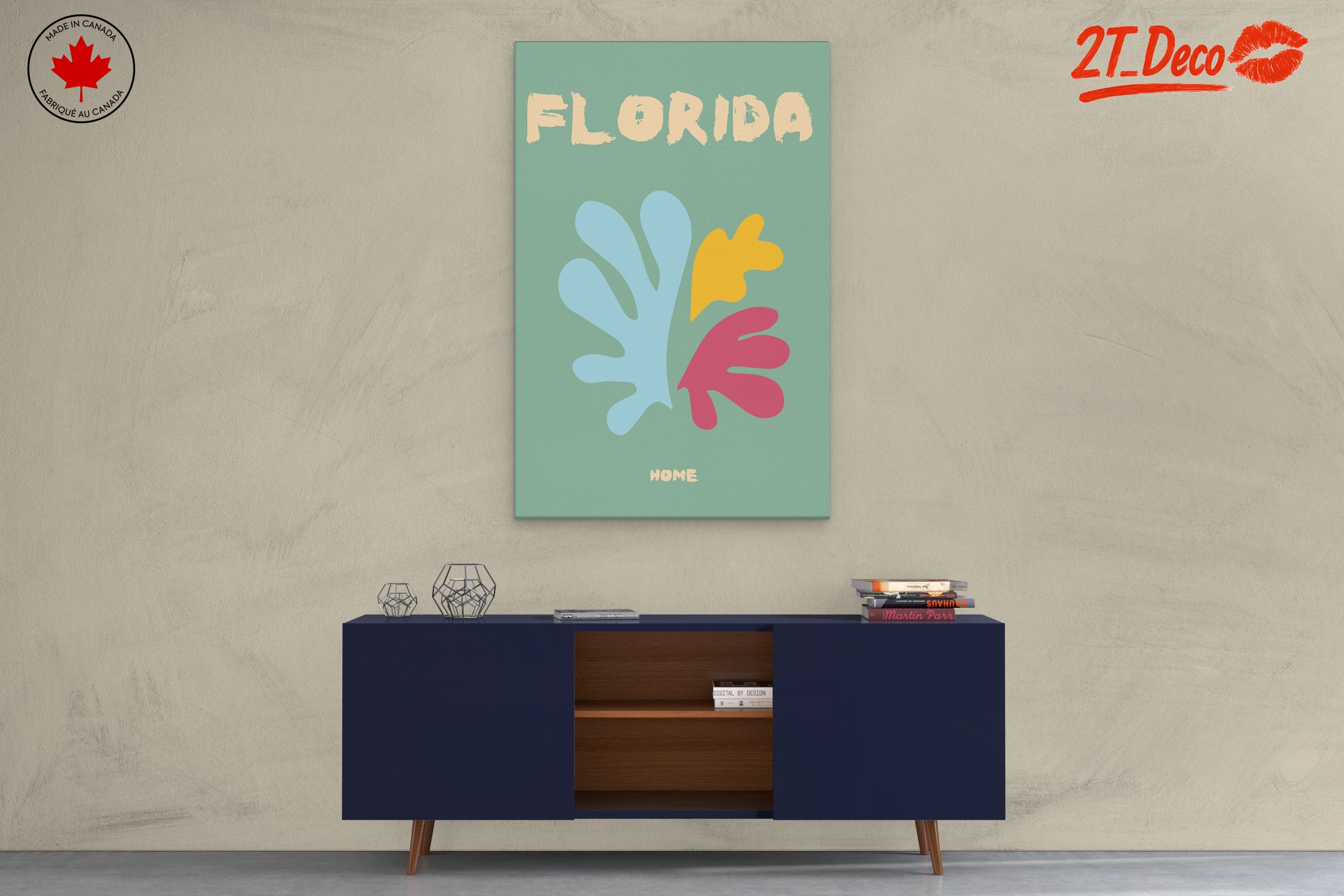 Playful Florida Inspired Artwork - Image 3
