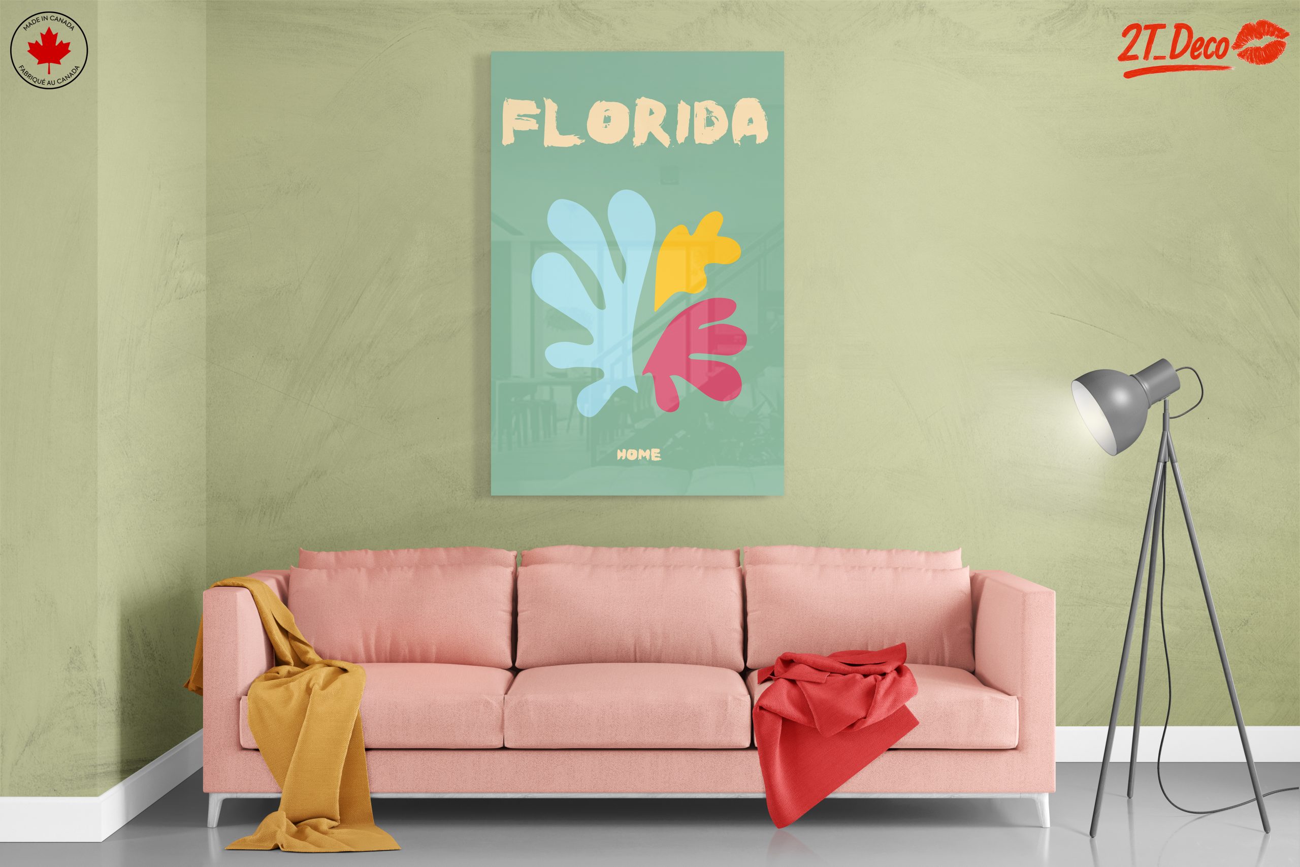 Playful Florida Inspired Artwork - Image 7