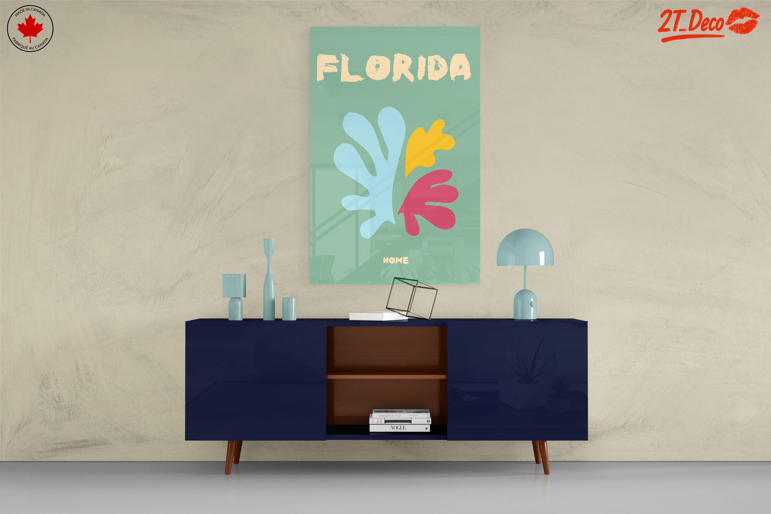 Playful Florida Inspired Artwork - Image 8