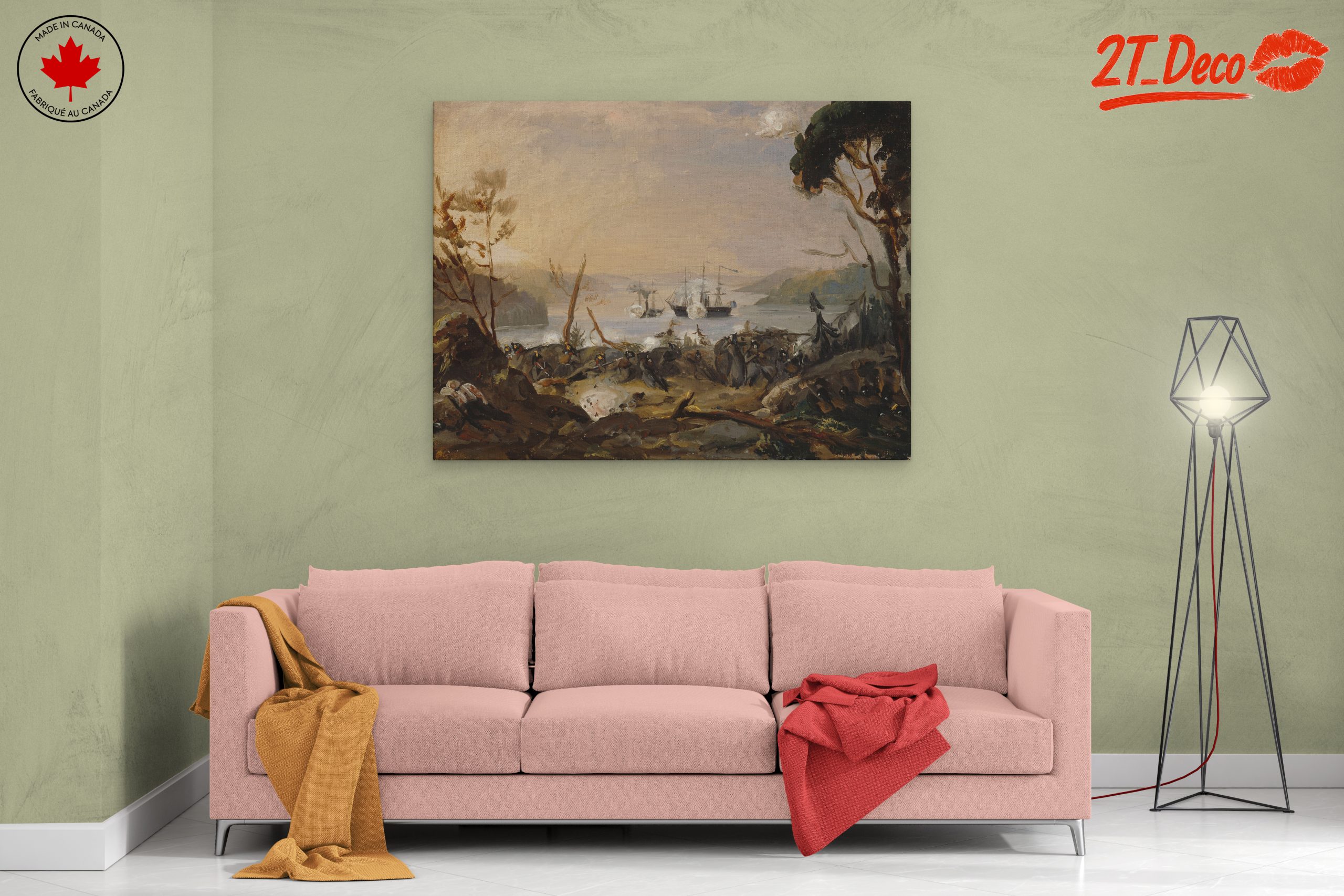 Dramatic Fantasy Scene with Ships and Characters - Image 2