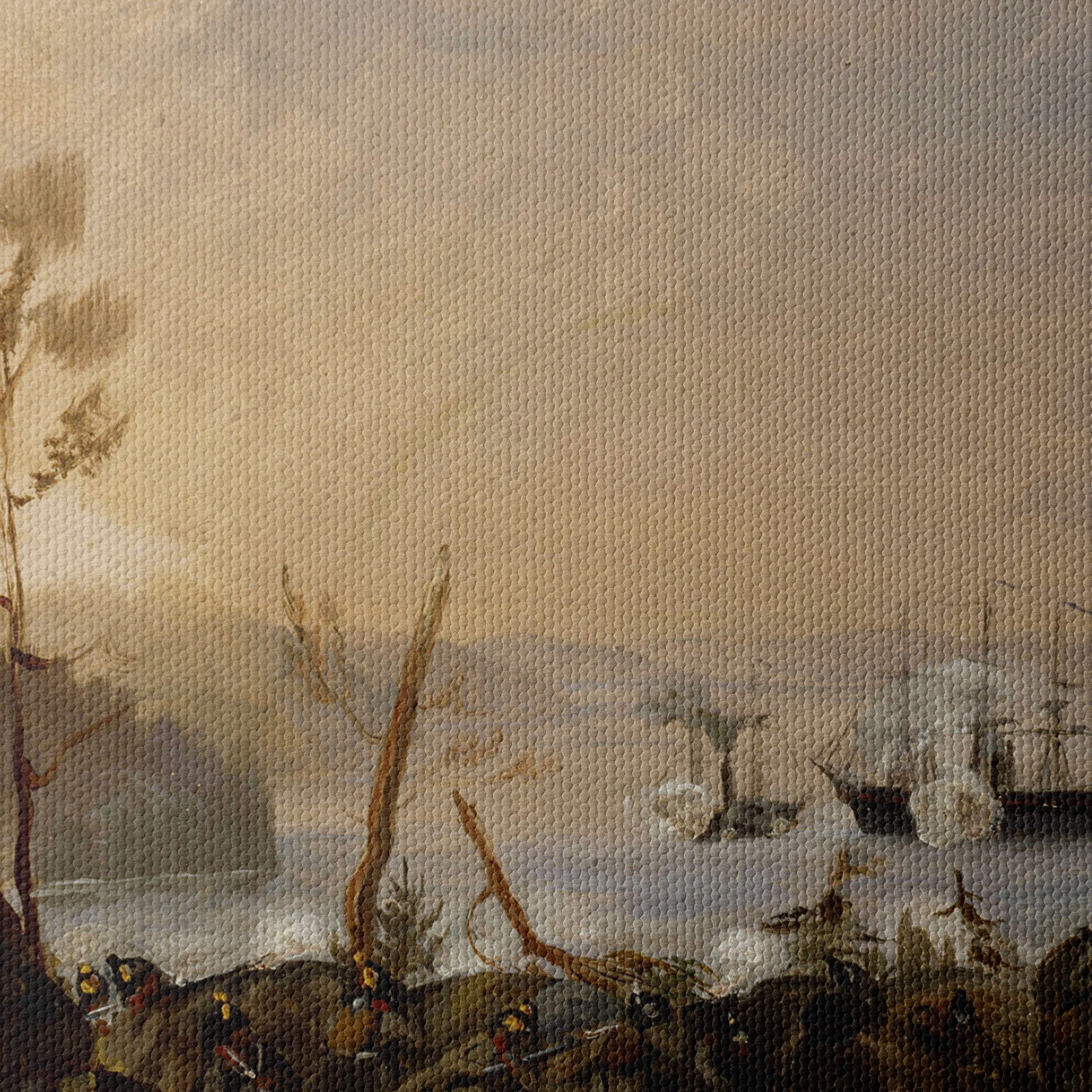 Dramatic Fantasy Scene with Ships and Characters - Image 4