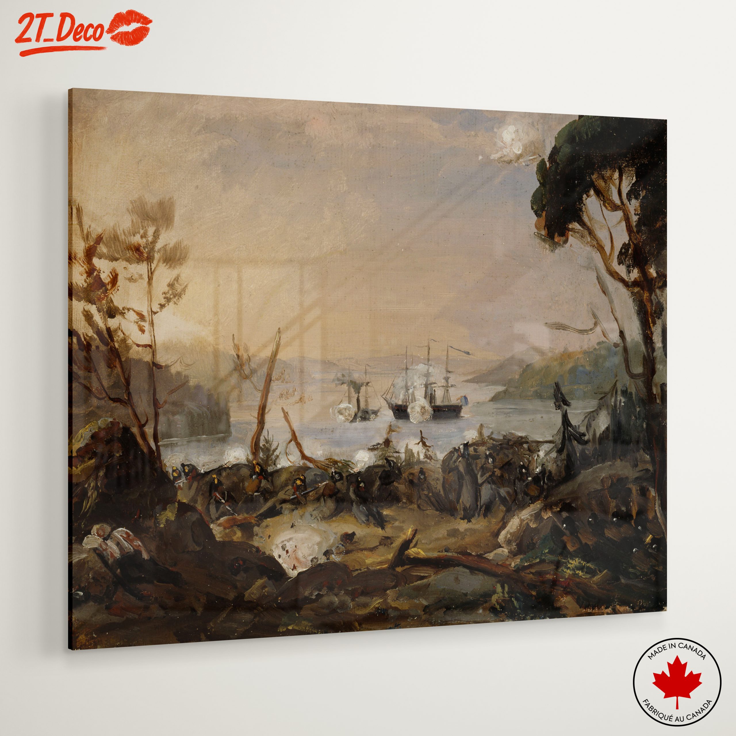 Dramatic Fantasy Scene with Ships and Characters - Image 6