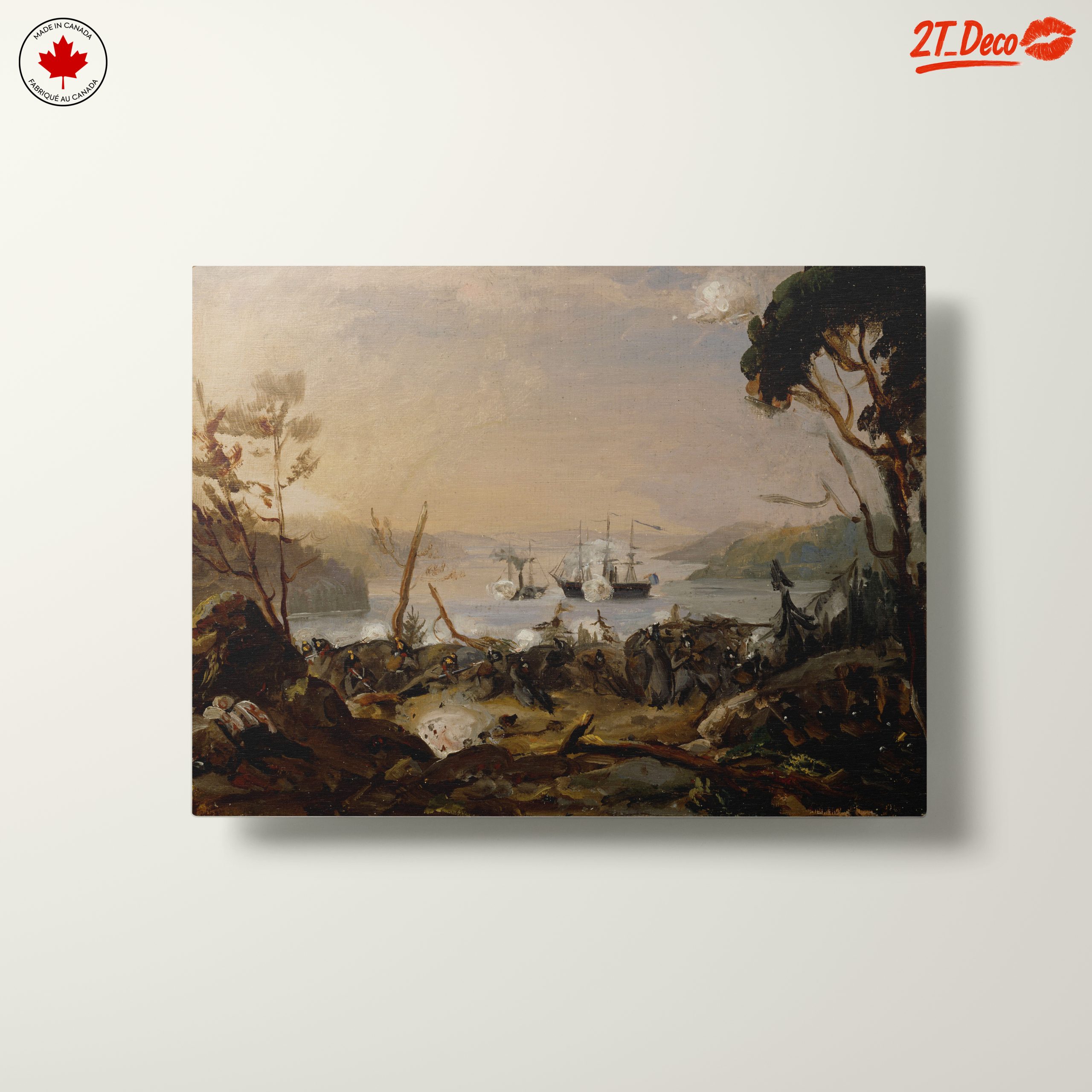 Dramatic Fantasy Scene with Ships and Characters - Image 10