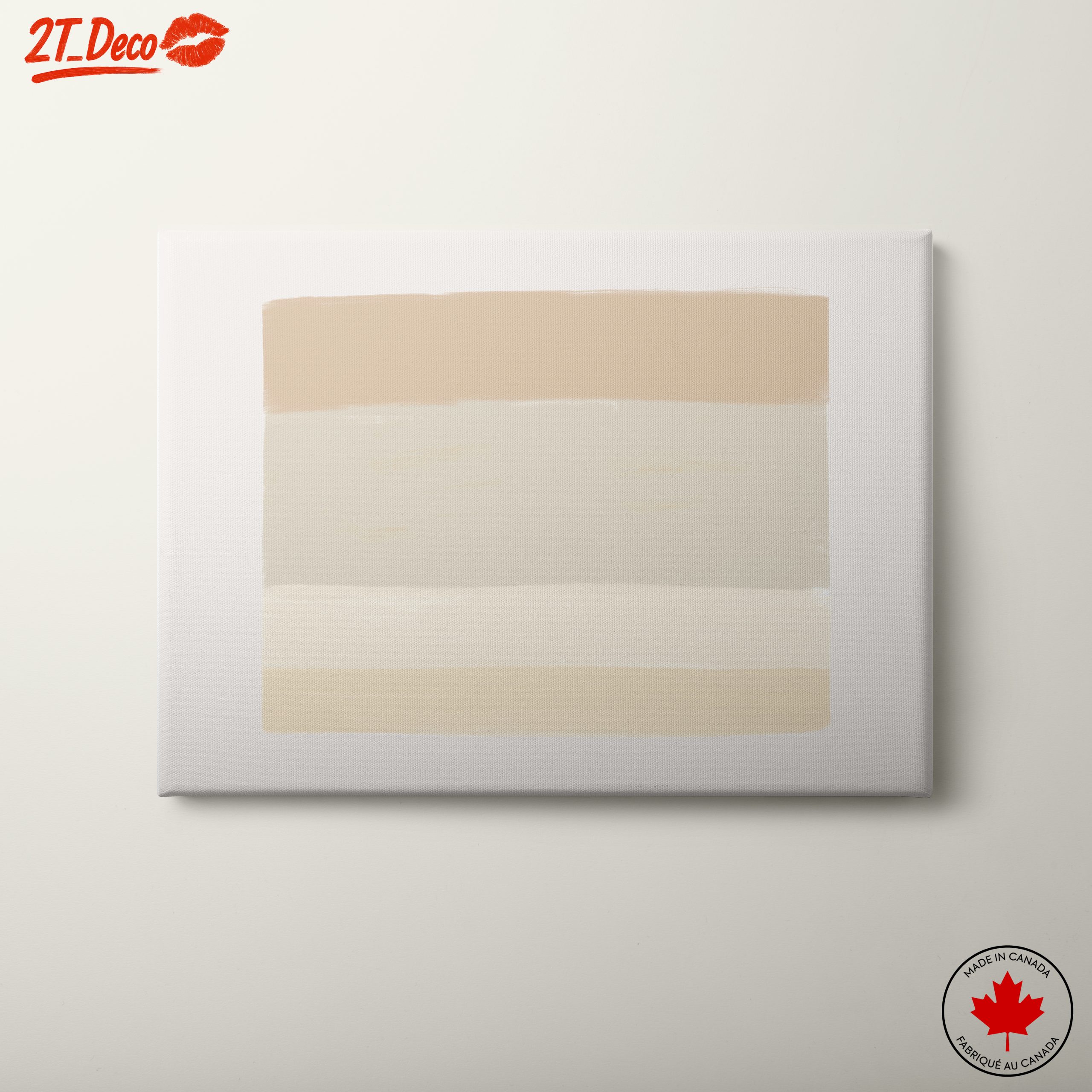 Soft Minimalist Color Block Art