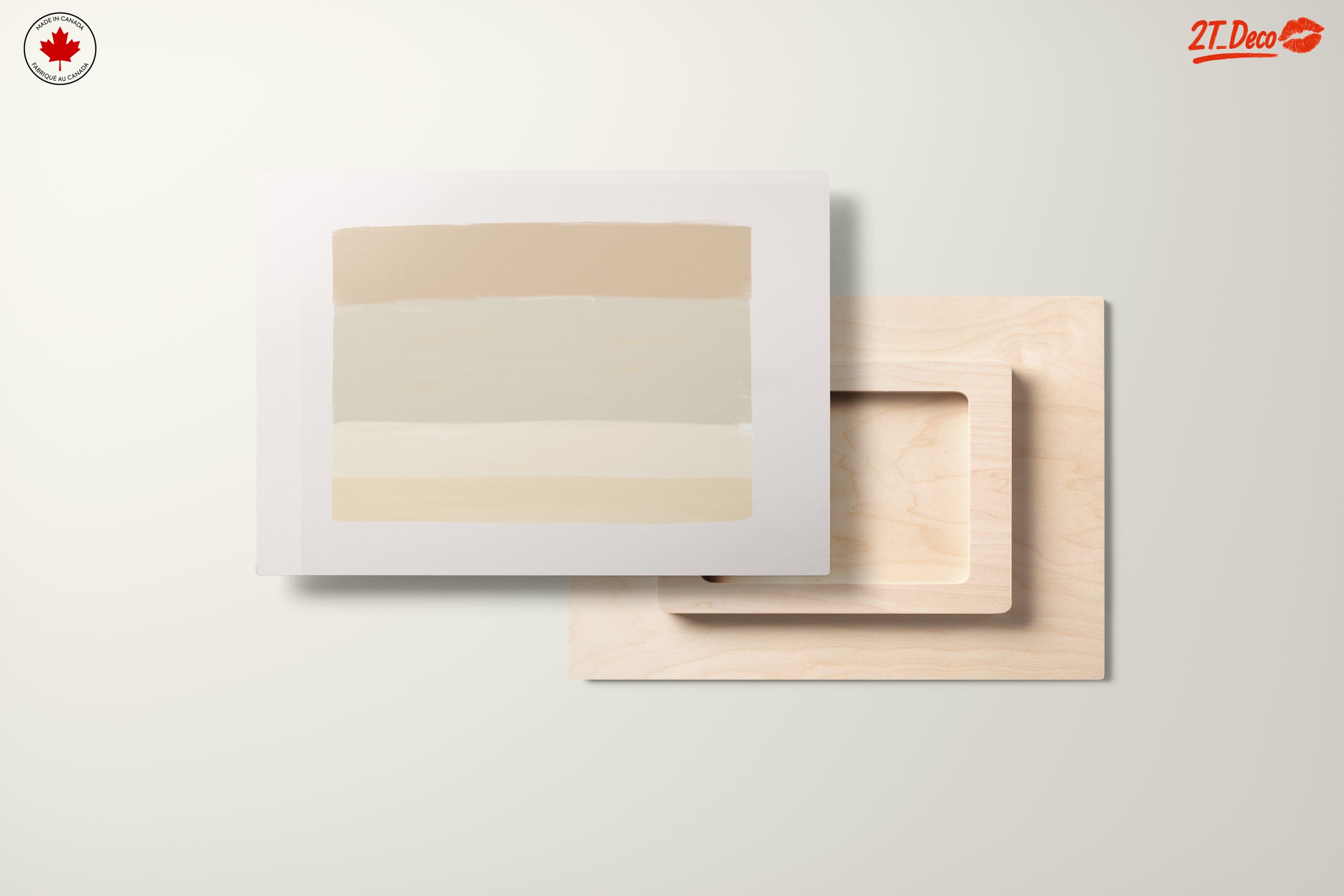 Soft Minimalist Color Block Art - Image 11