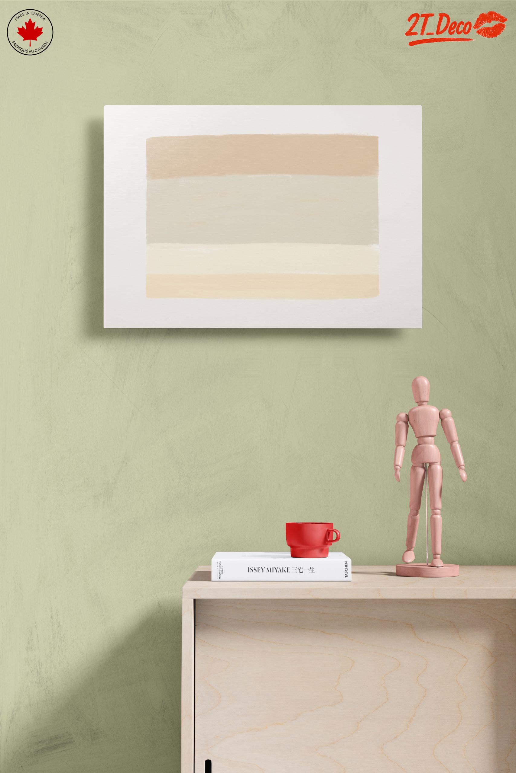 Soft Minimalist Color Block Art - Image 14