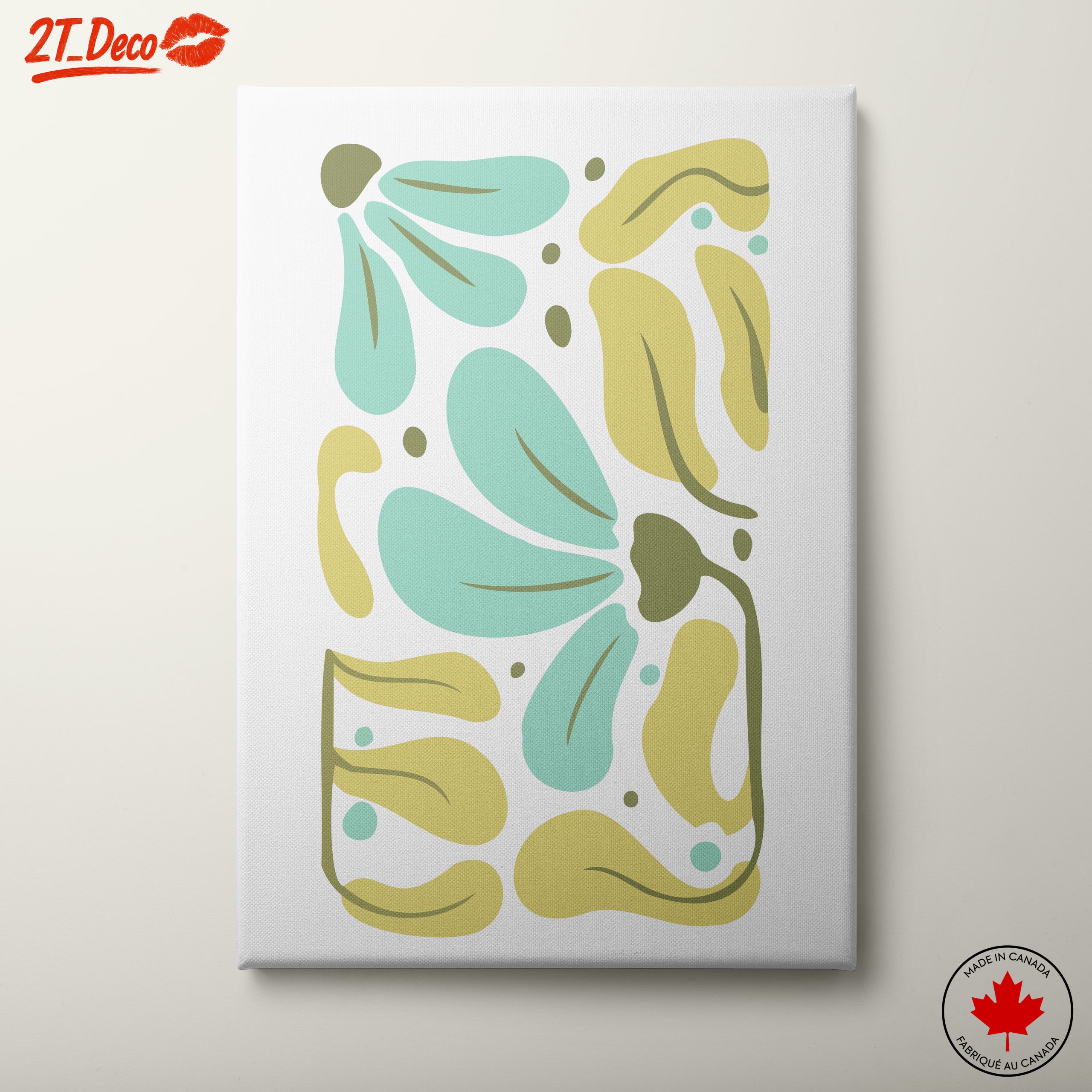 Abstract Botanical Floral Art
