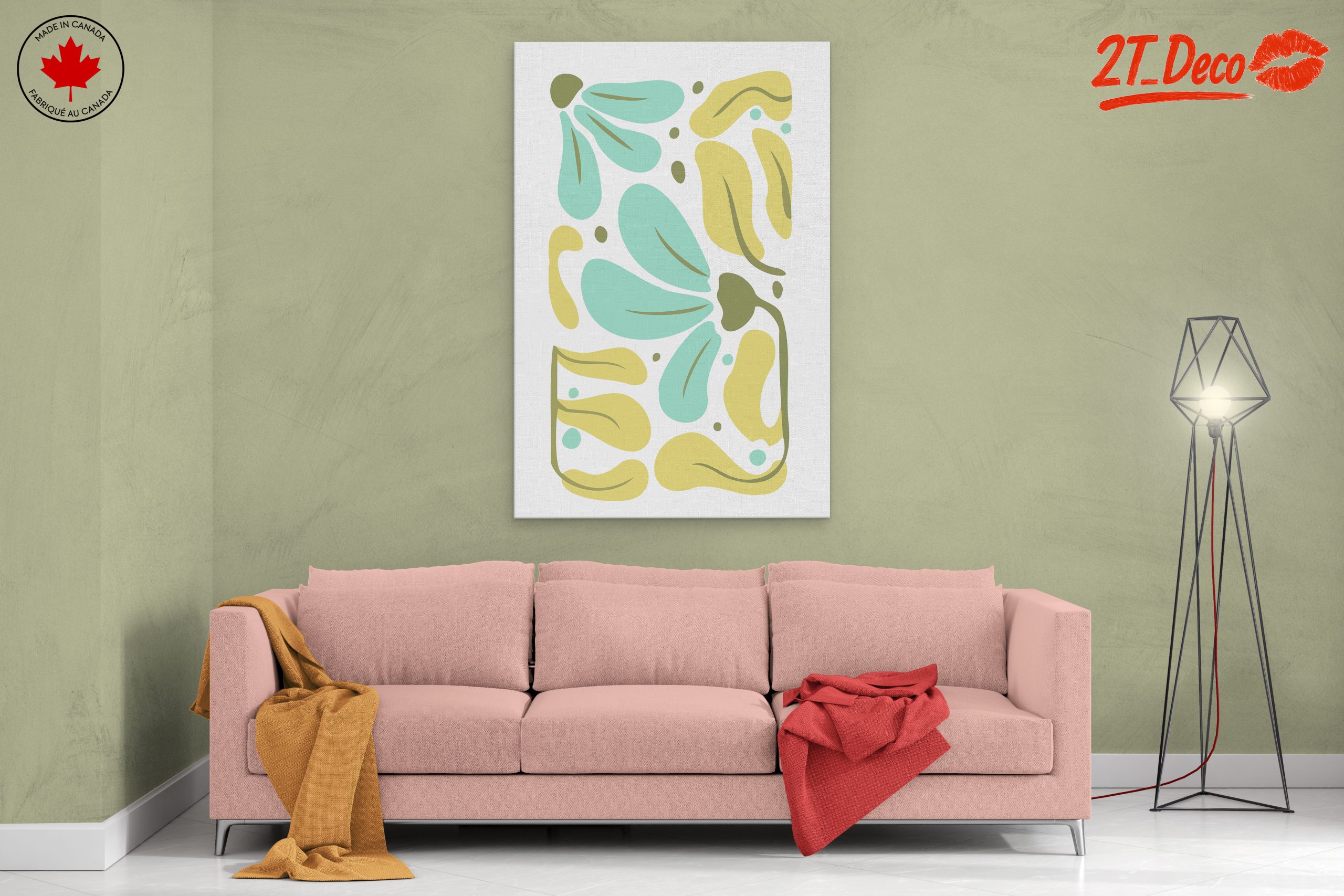 Abstract Botanical Floral Art - Image 2