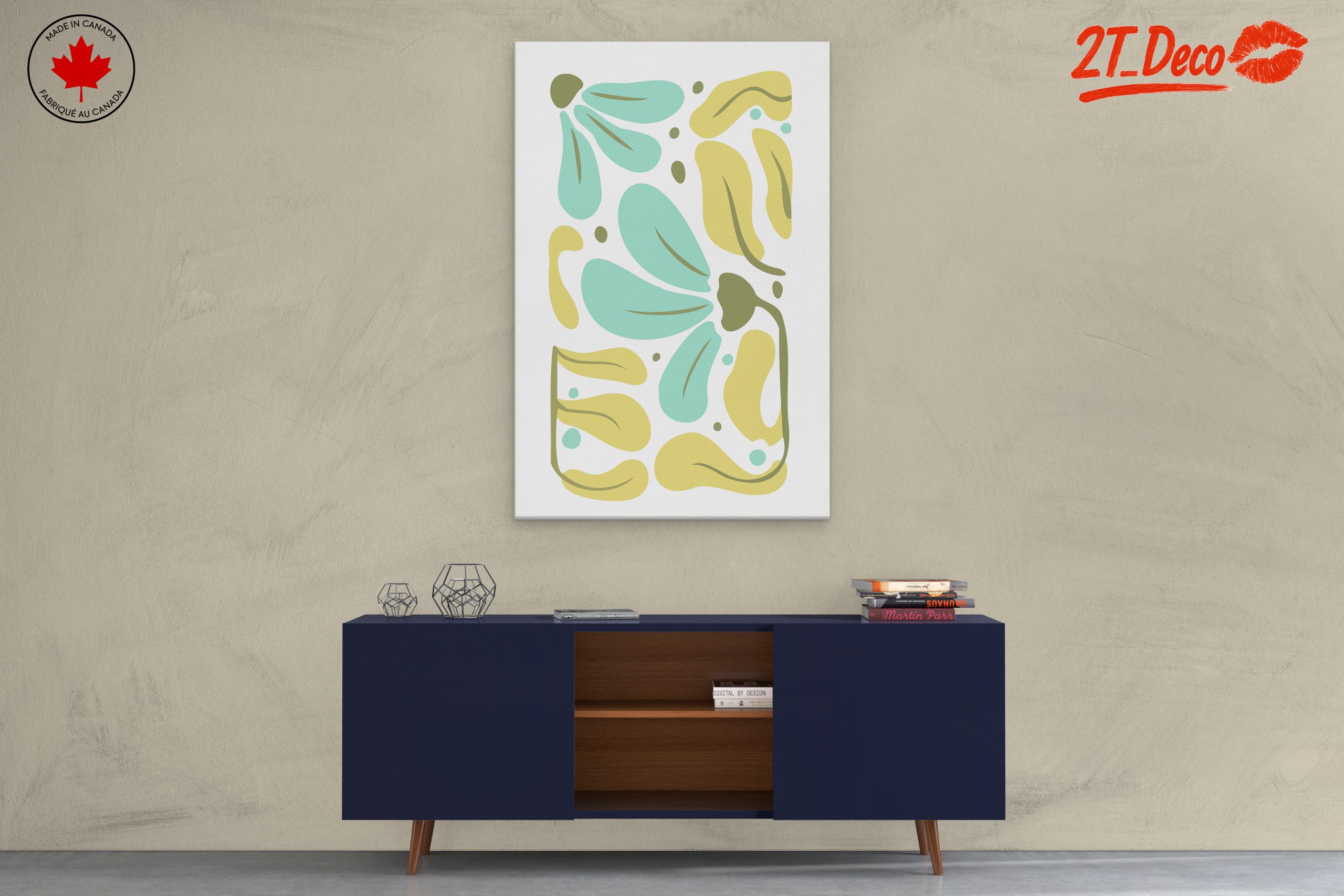 Abstract Botanical Floral Art - Image 3
