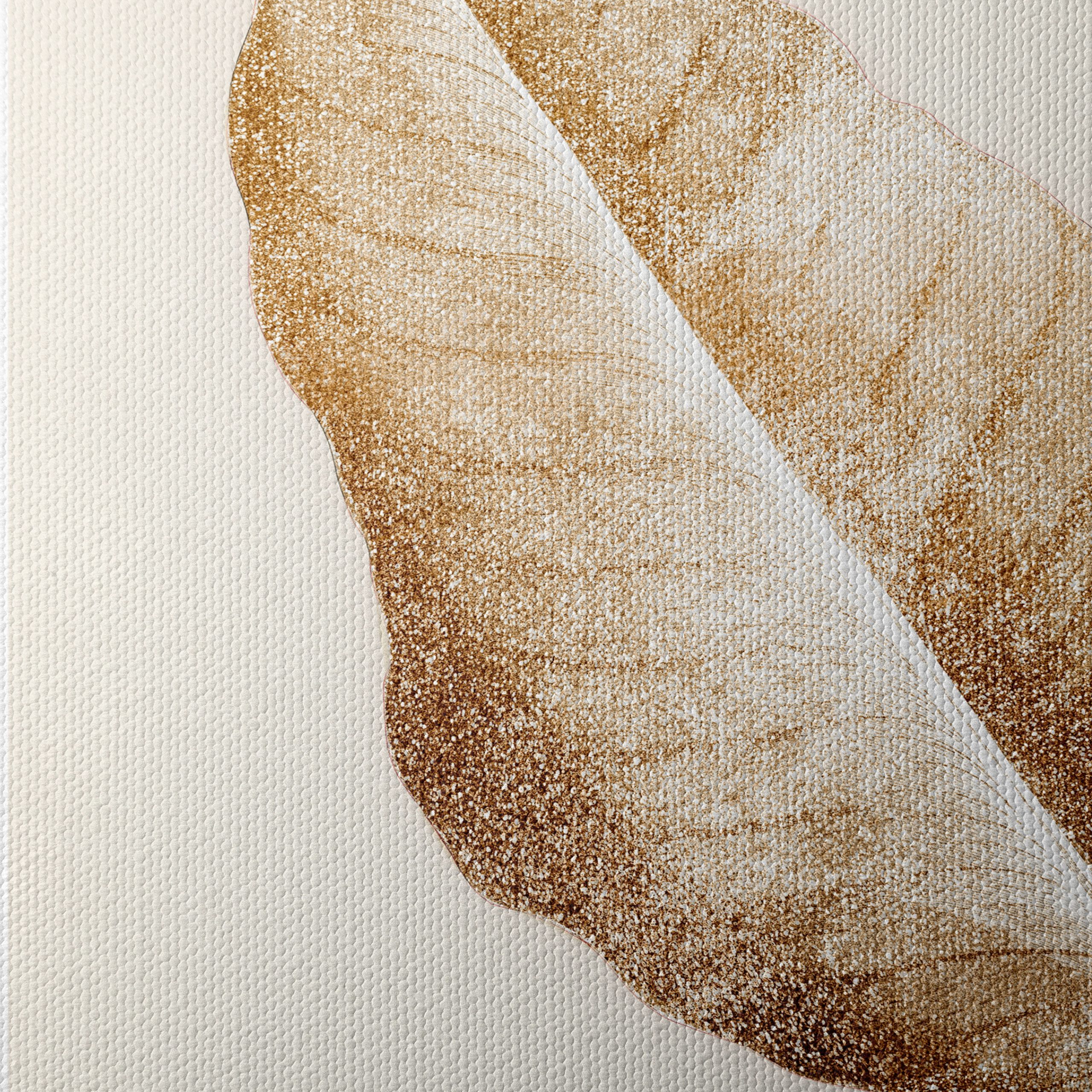 Golden Leaf Botanical Artwork - Image 4