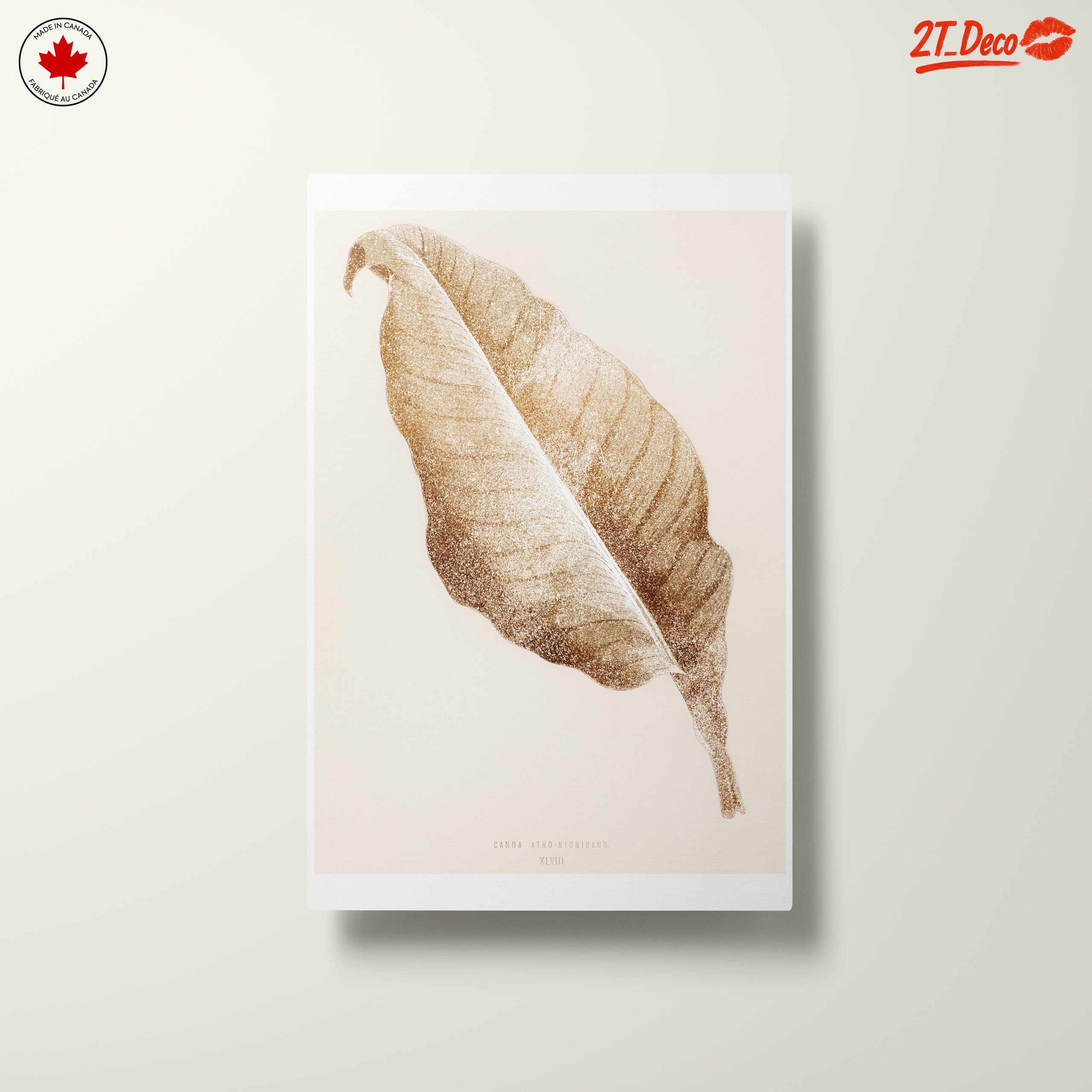 Golden Leaf Botanical Artwork - Image 10