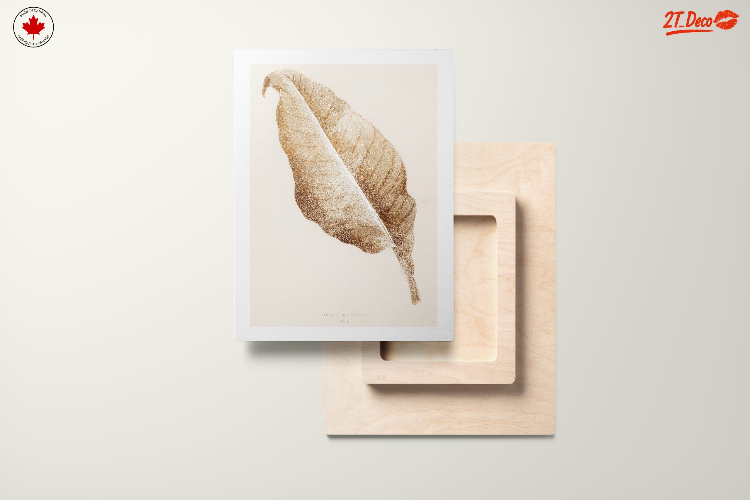 Golden Leaf Botanical Artwork - Image 11