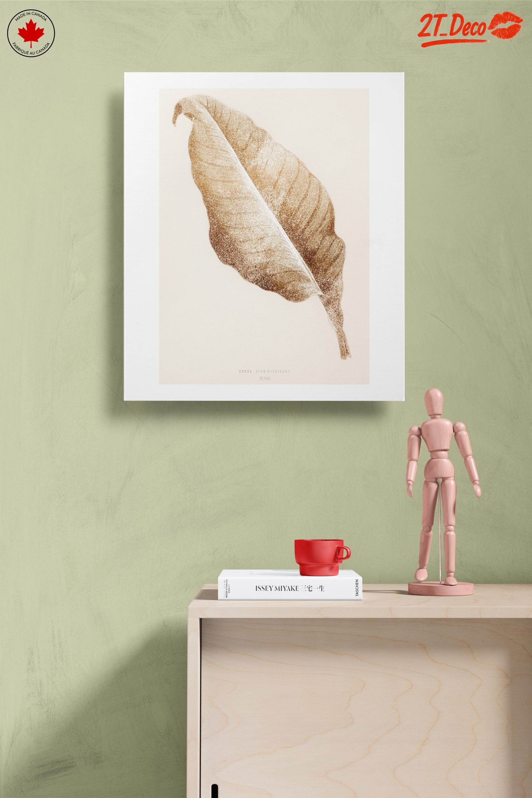 Golden Leaf Botanical Artwork - Image 14