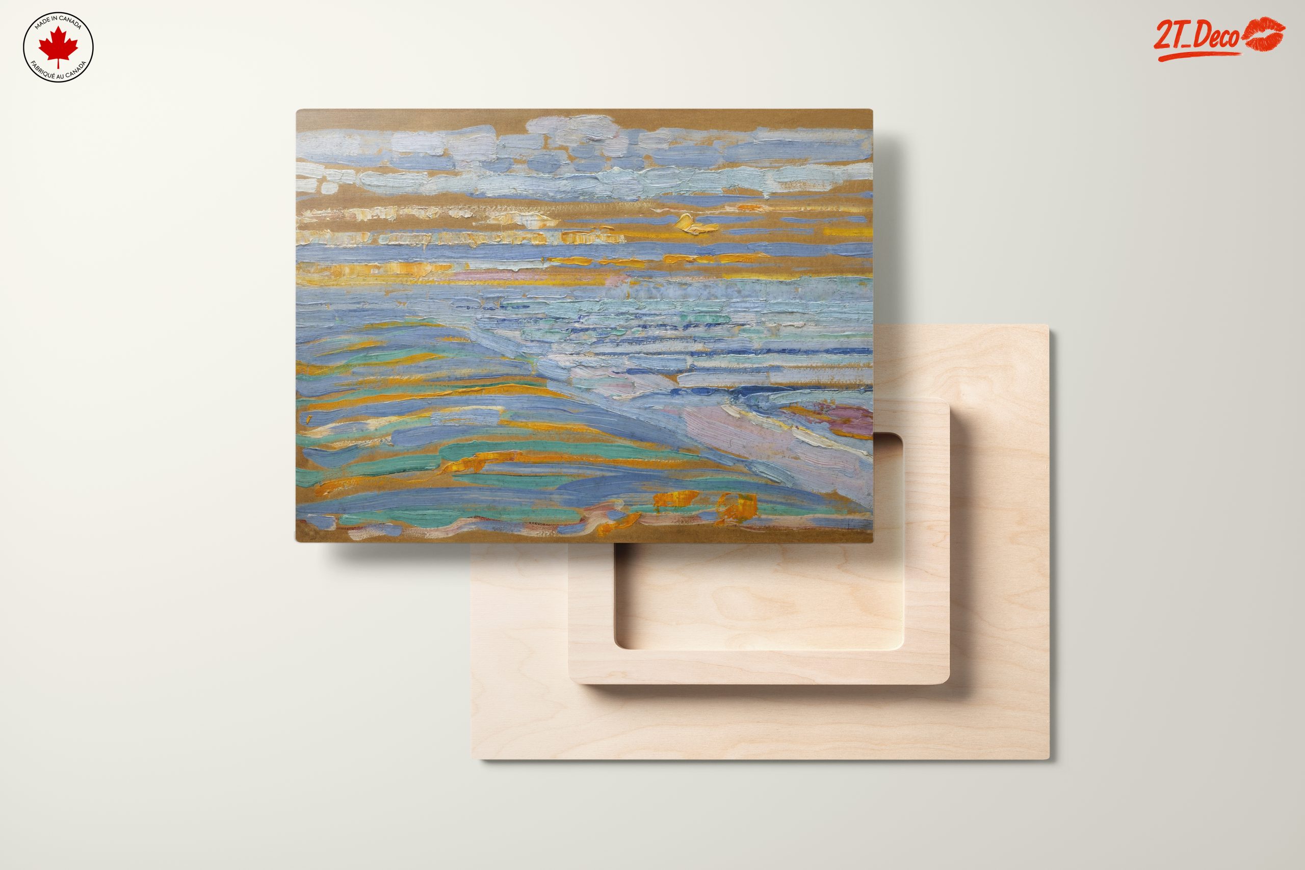 Tranquil Abstract Landscape with Soft Blues - Image 11