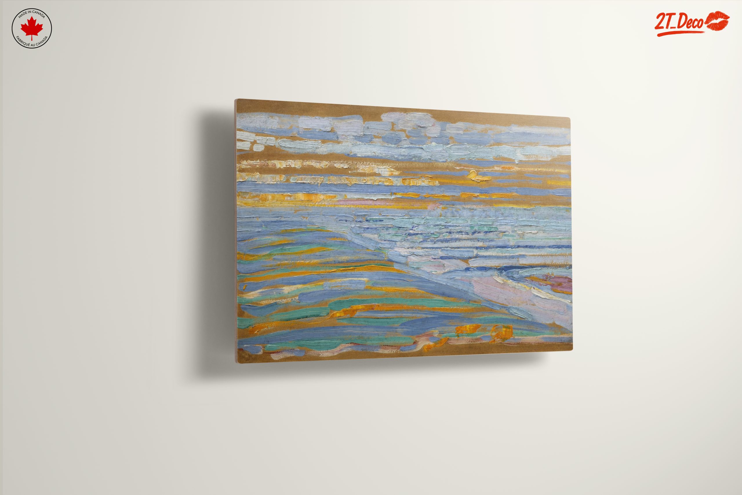 Tranquil Abstract Landscape with Soft Blues - Image 13