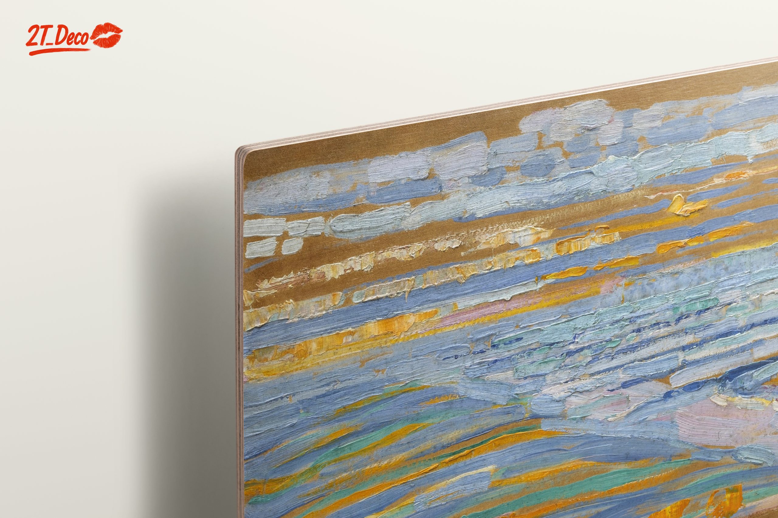 Tranquil Abstract Landscape with Soft Blues - Image 15