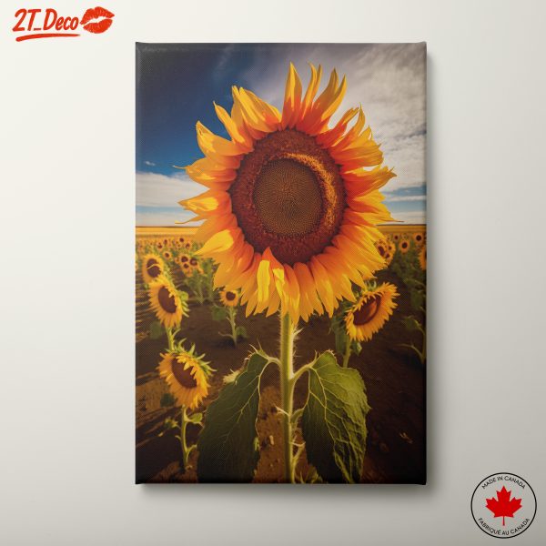 Vibrant Sunflower Field Art
