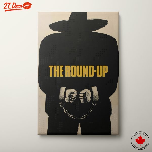 The Round-Up Silhouette Illustration