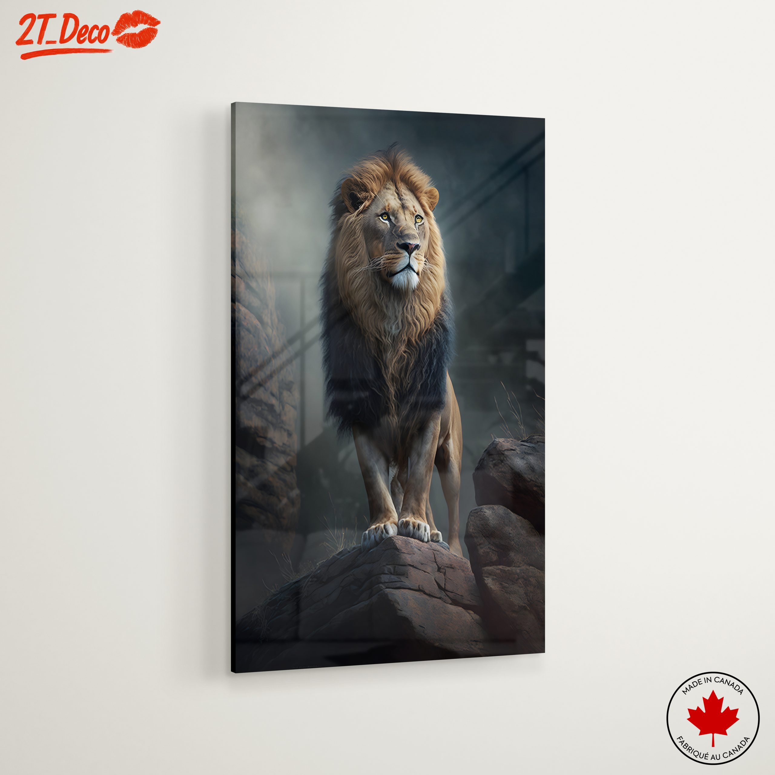 Majestic Lion Portrait in Realistic Style - Image 6