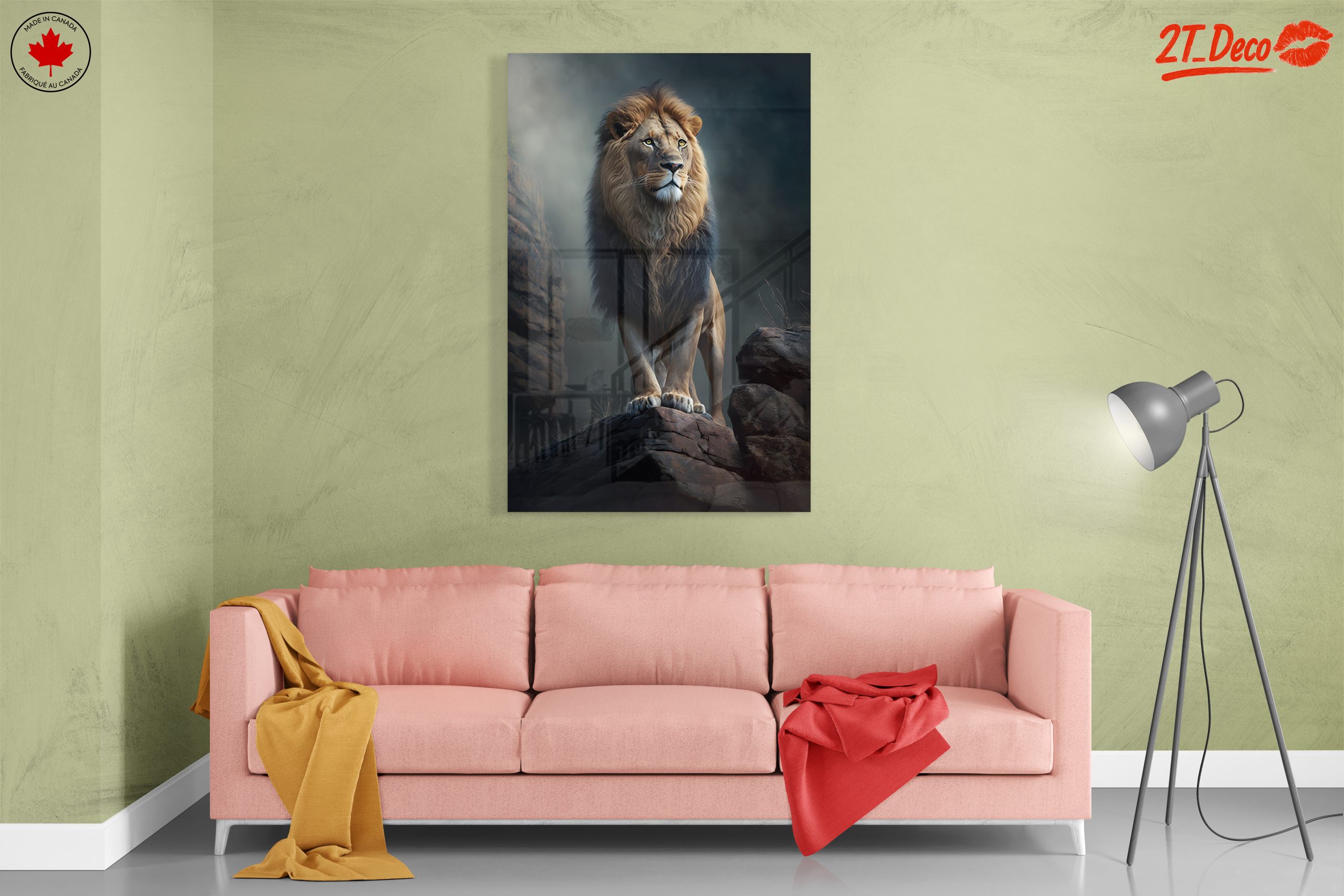 Majestic Lion Portrait in Realistic Style - Image 7