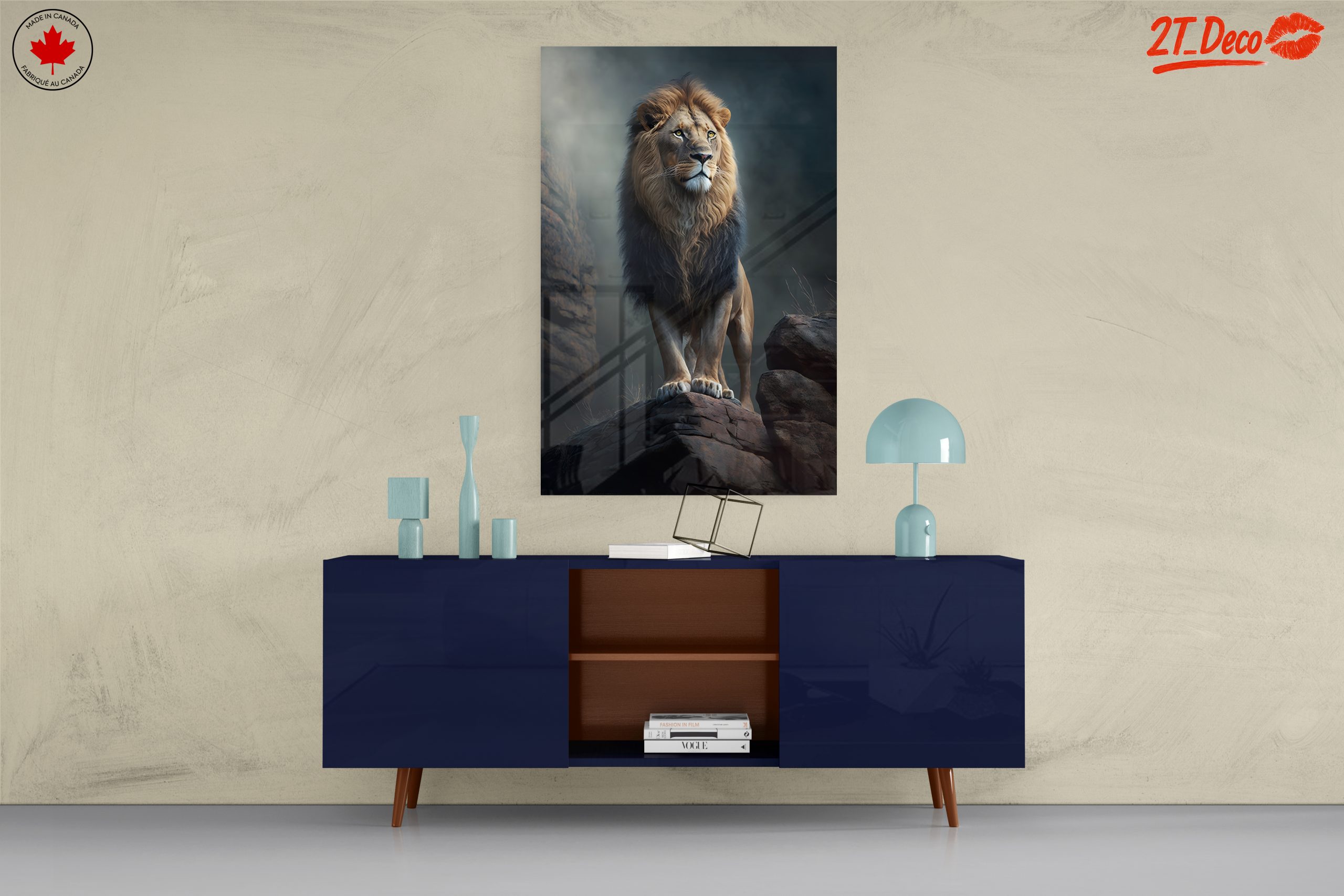 Majestic Lion Portrait in Realistic Style - Image 8