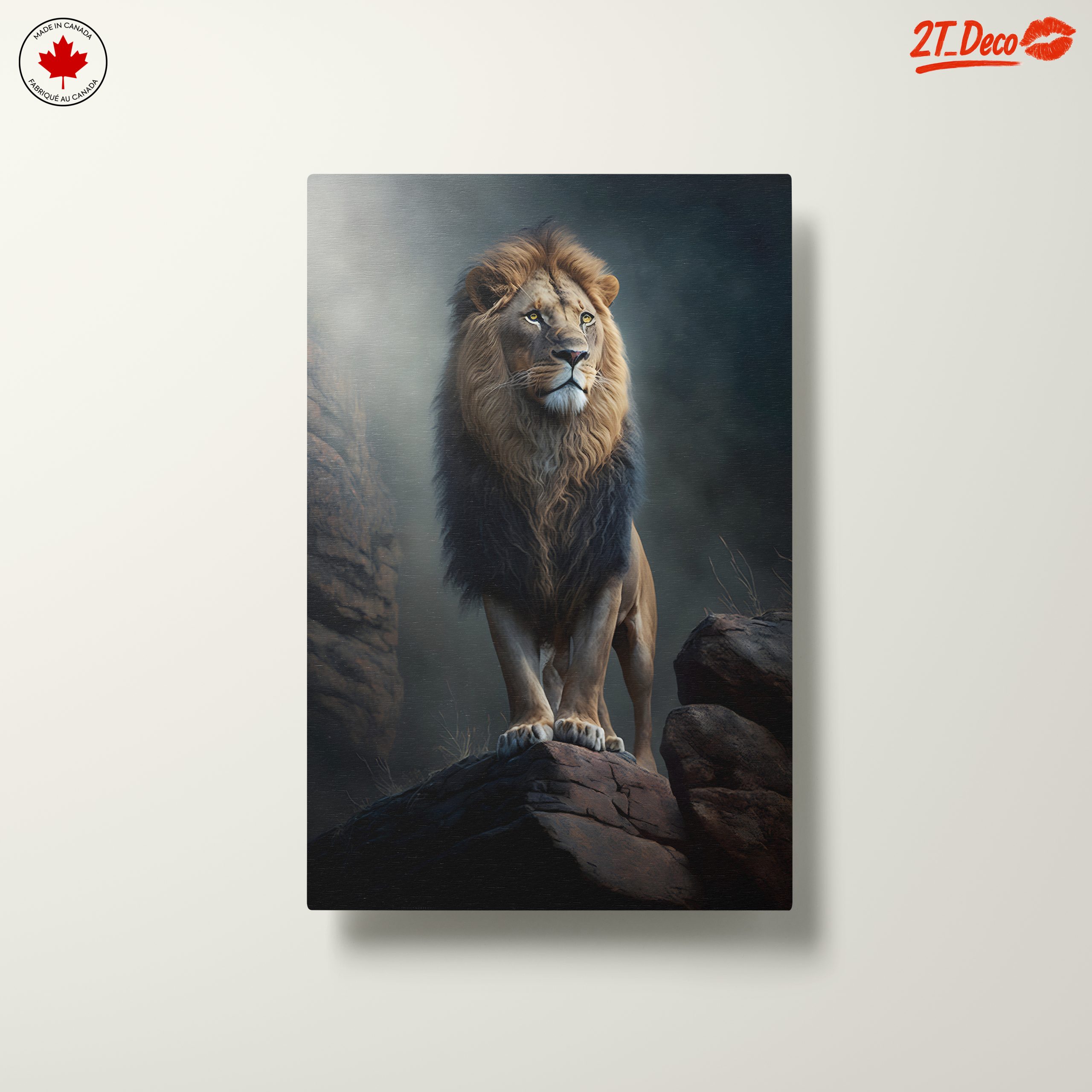 Majestic Lion Portrait in Realistic Style - Image 10