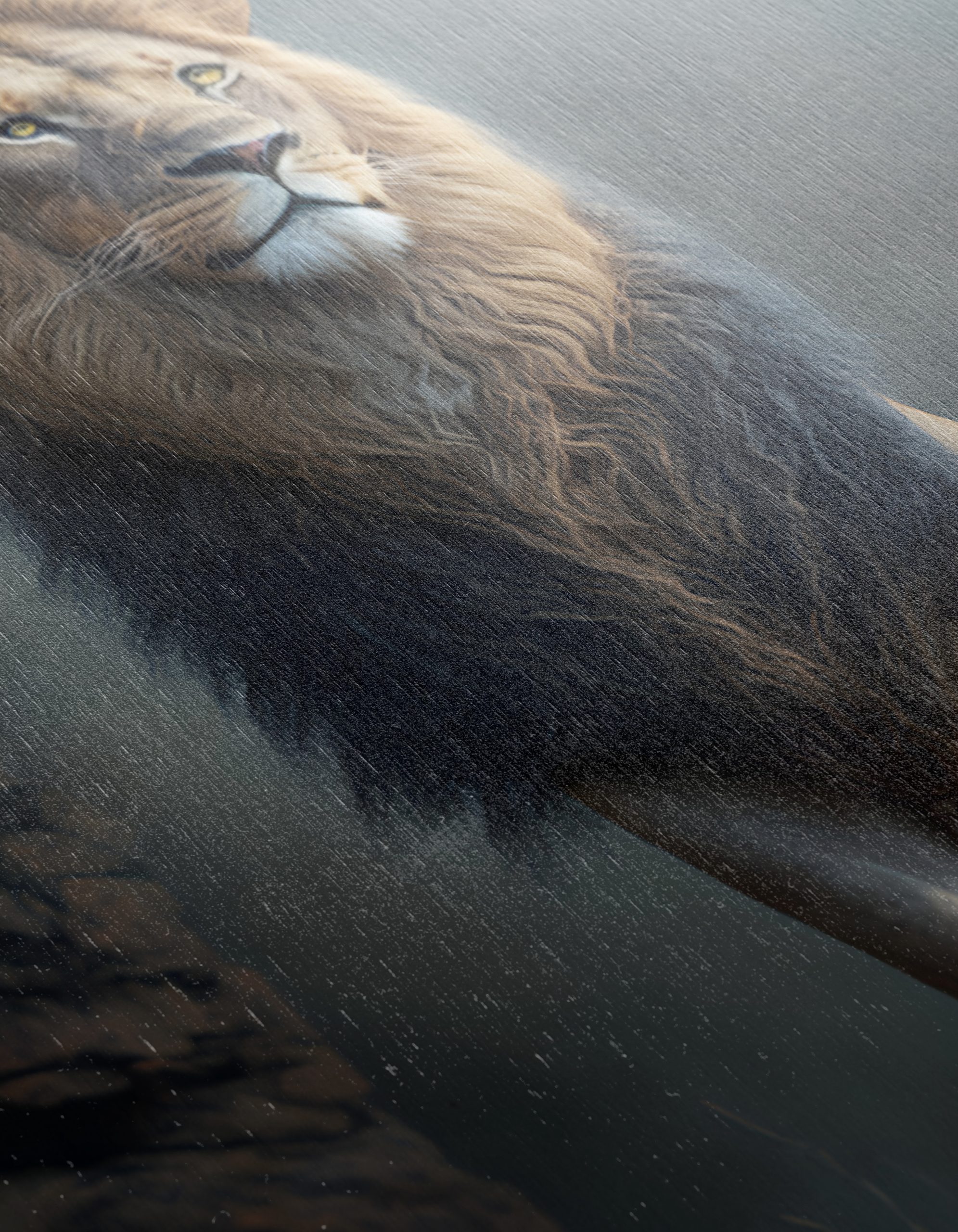 Majestic Lion Portrait in Realistic Style - Image 12