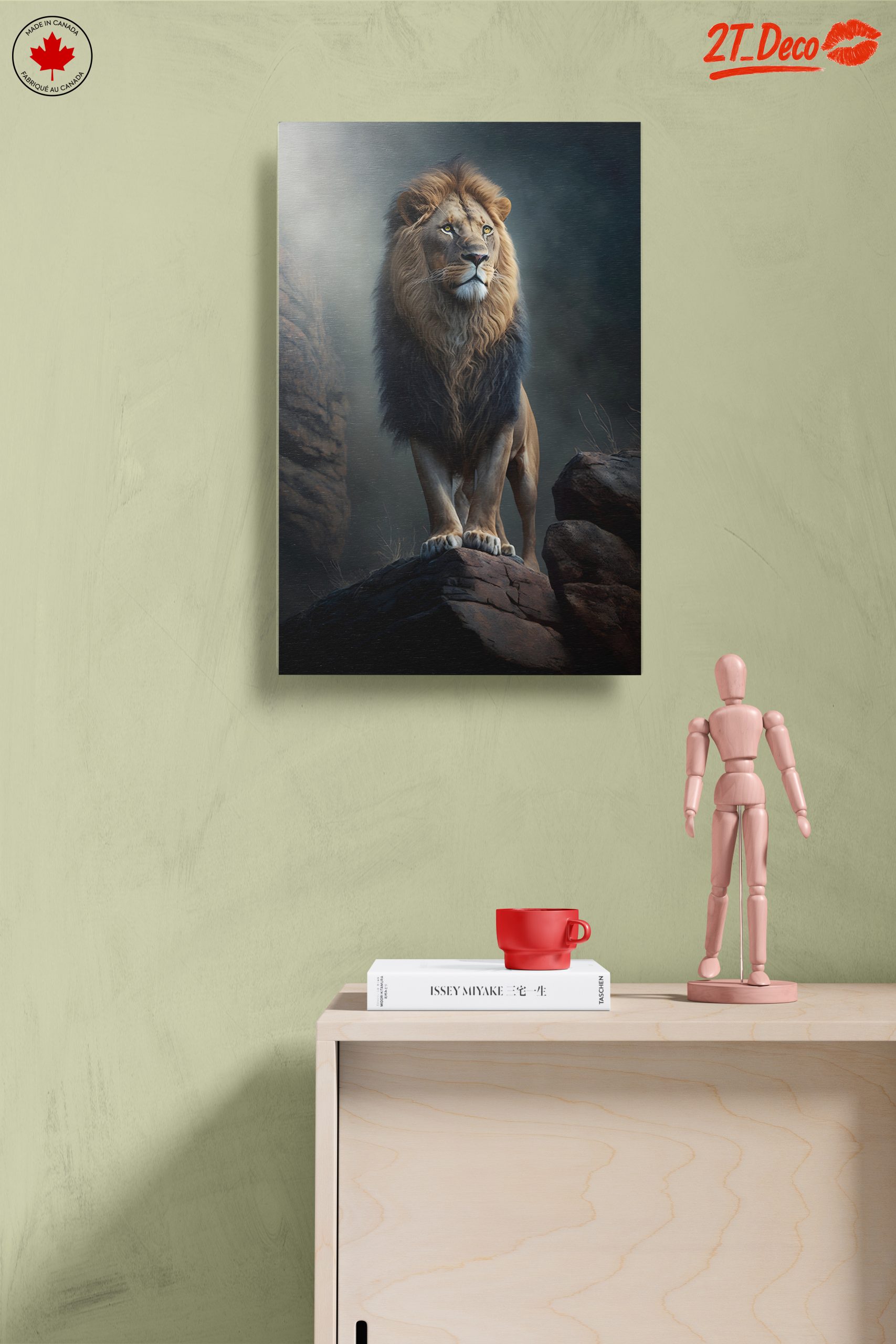 Majestic Lion Portrait in Realistic Style - Image 14