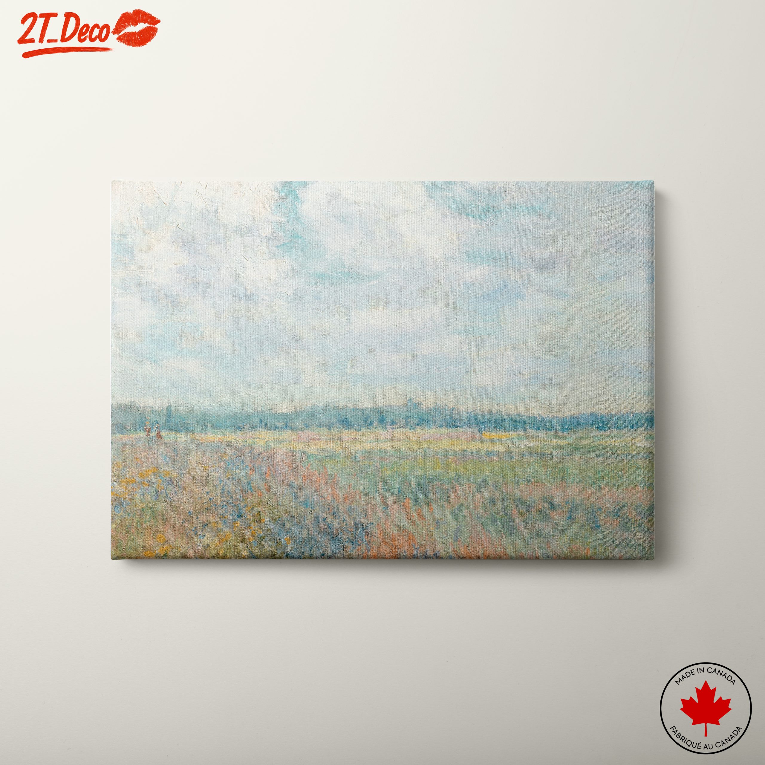 Serene Abstract Landscape with Soft Hues
