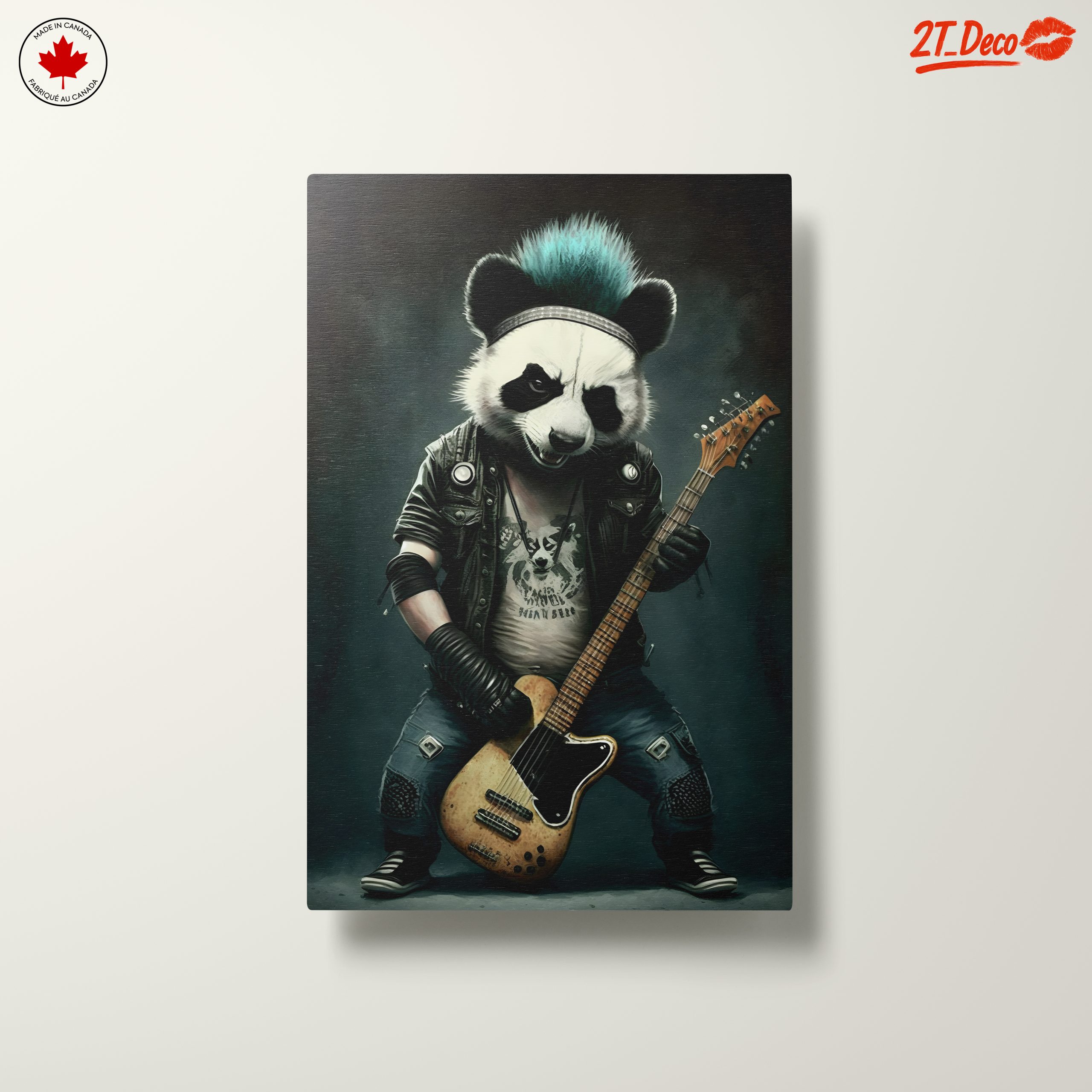 Punk Rock Panda Playing Guitar - Image 10