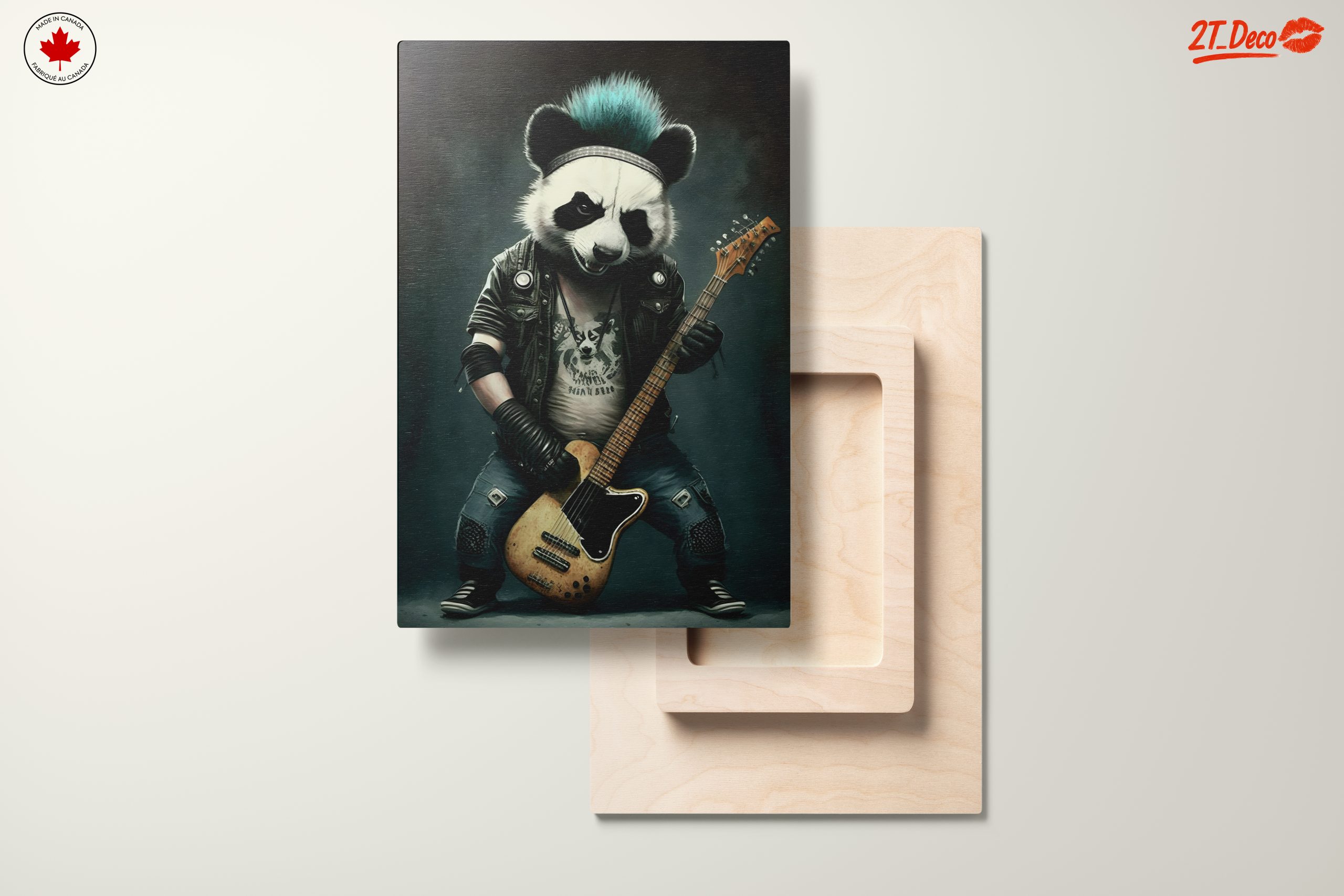 Punk Rock Panda Playing Guitar - Image 11