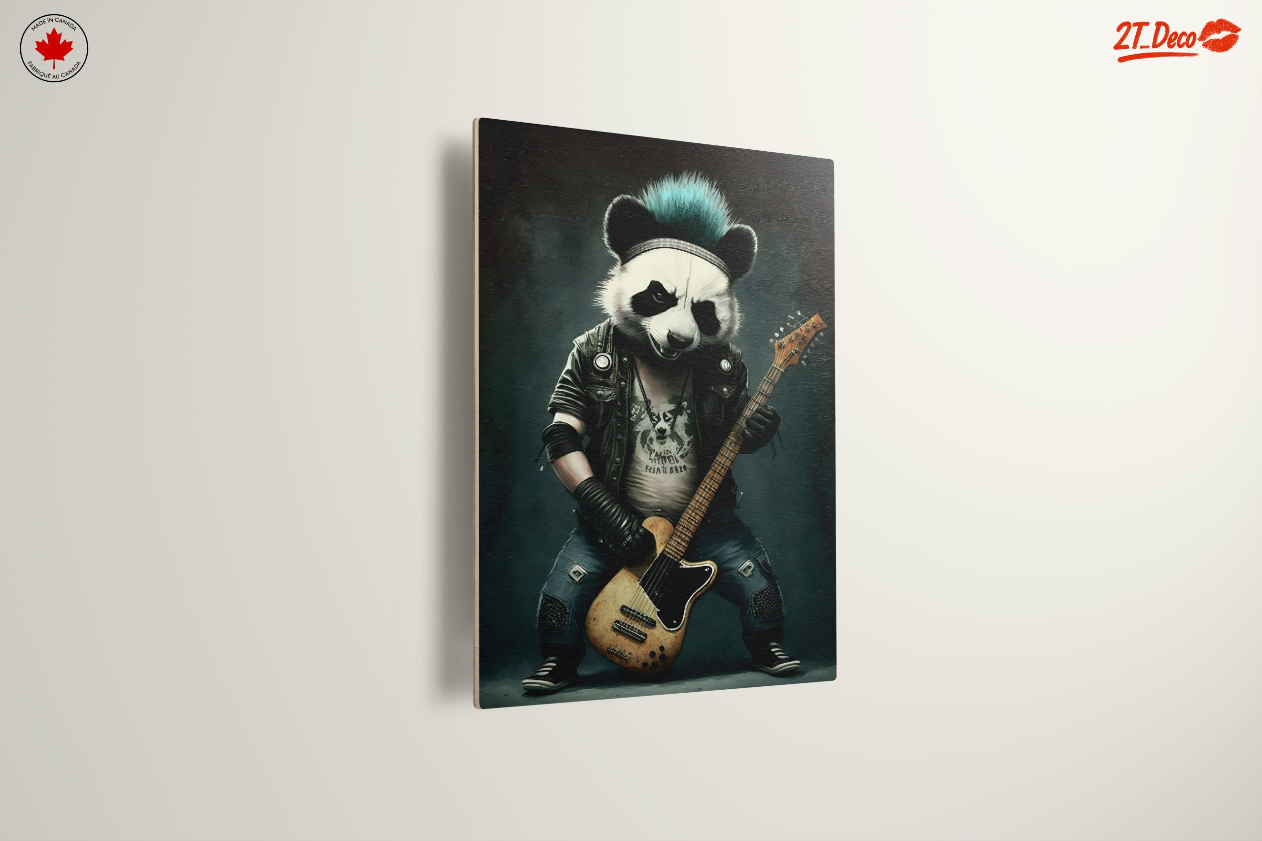 Punk Rock Panda Playing Guitar - Image 13