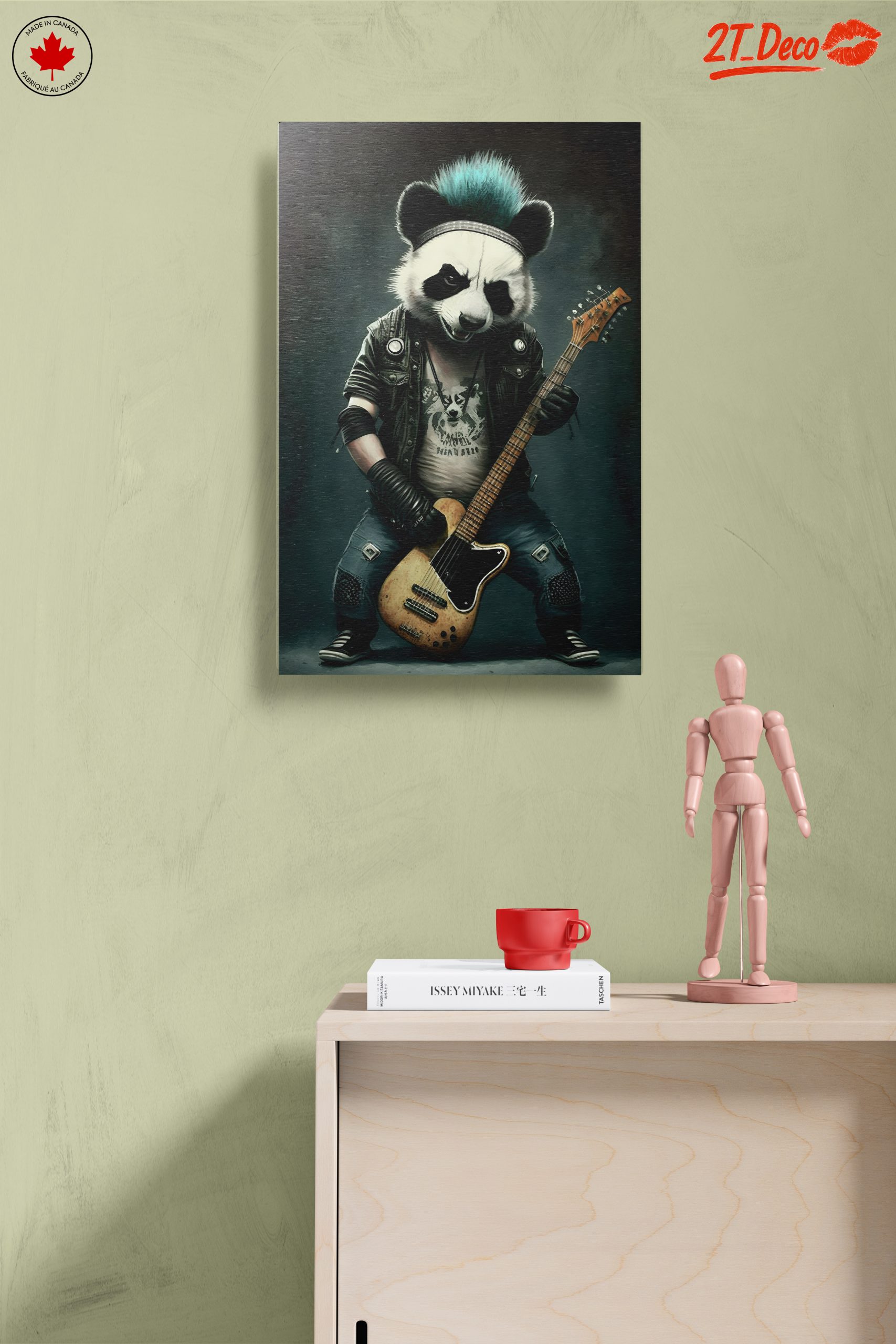 Punk Rock Panda Playing Guitar - Image 14