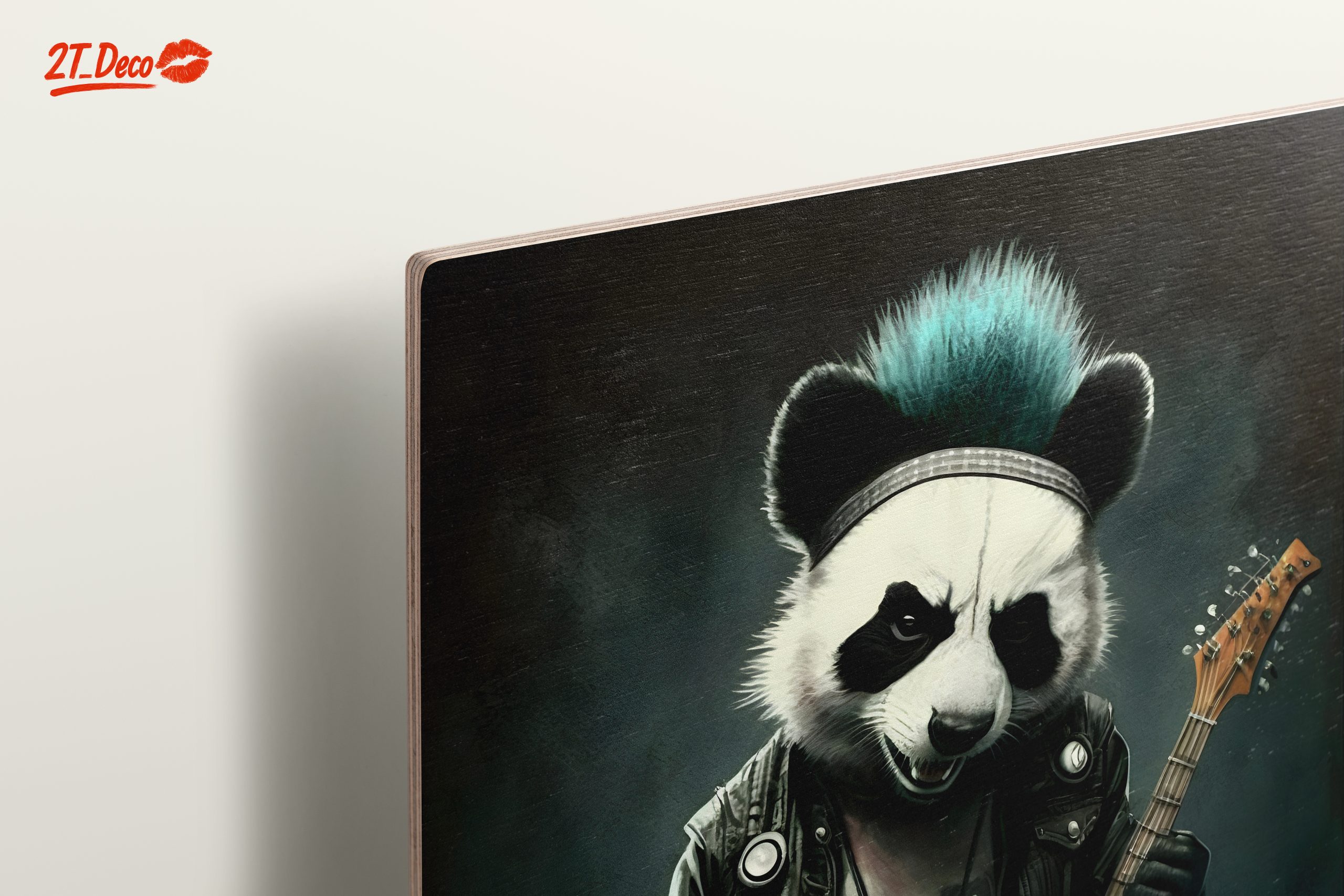 Punk Rock Panda Playing Guitar - Image 15