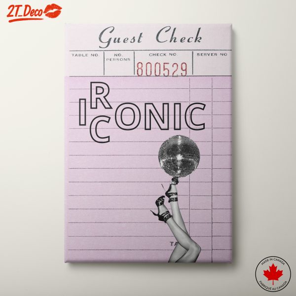 Iconic Aesthetic Poster with Disco Ball