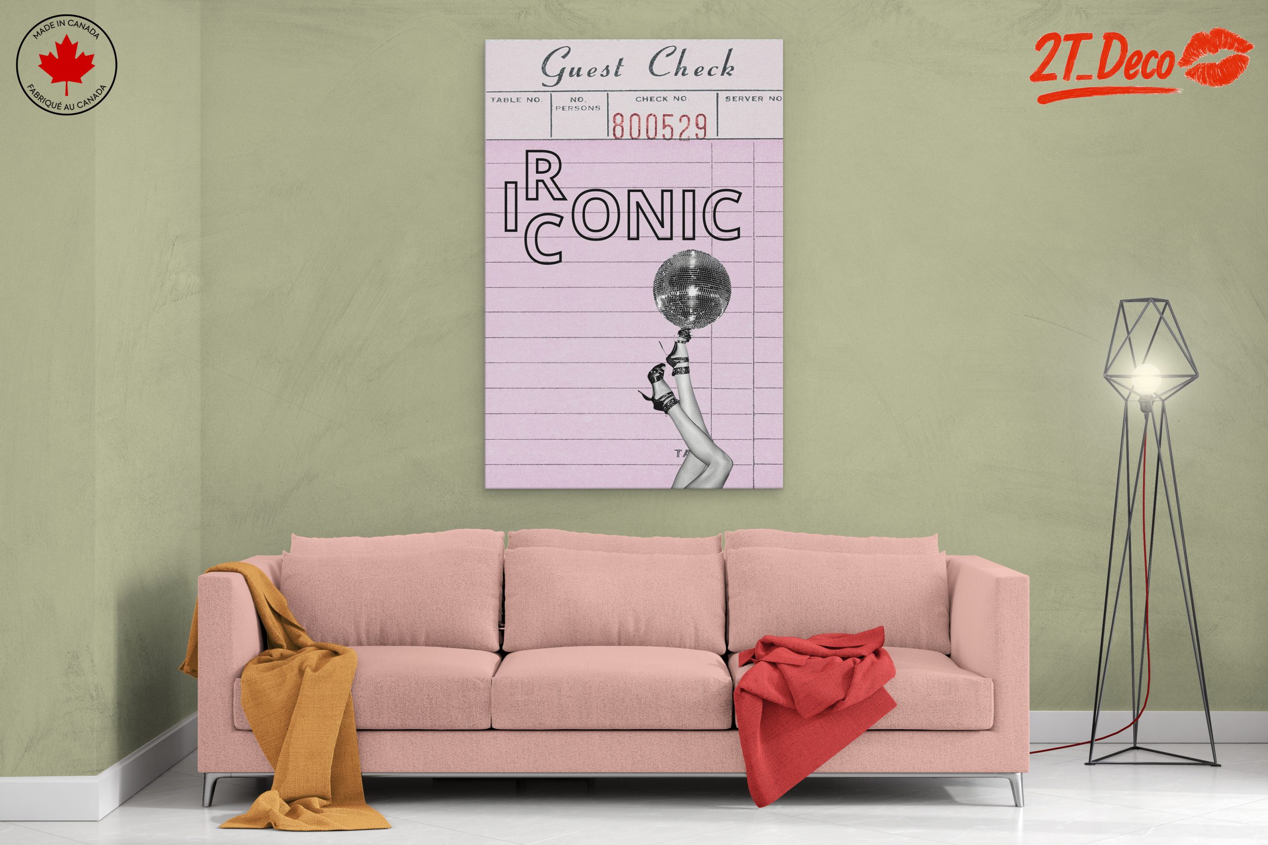 Iconic Aesthetic Poster with Disco Ball - Image 2