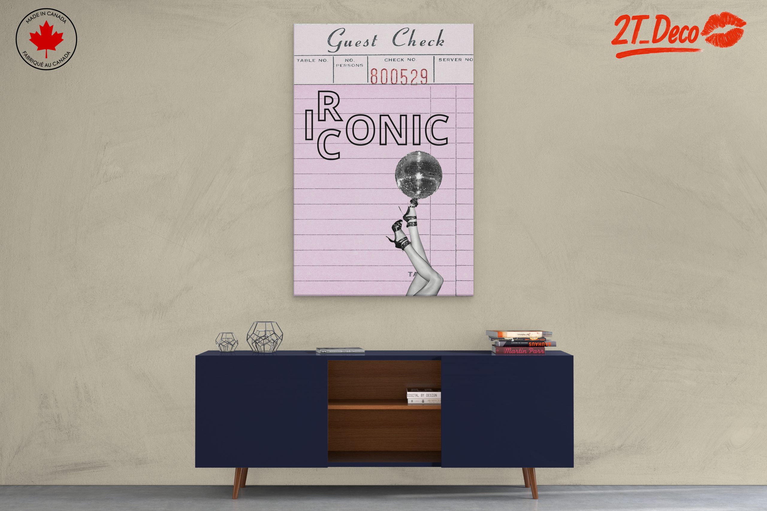 Iconic Aesthetic Poster with Disco Ball - Image 3