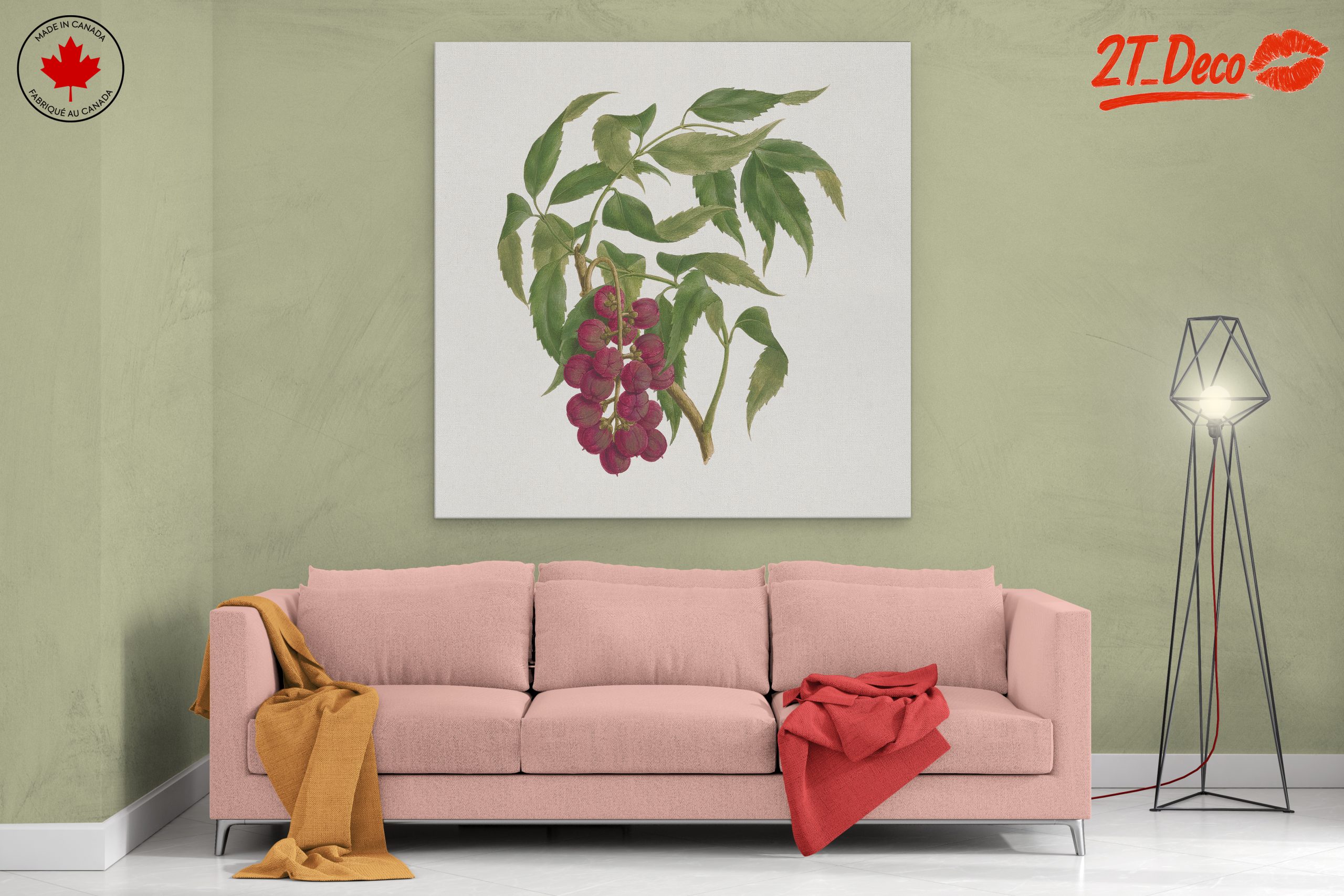 Detailed Botanical Illustration of Berries - Image 2