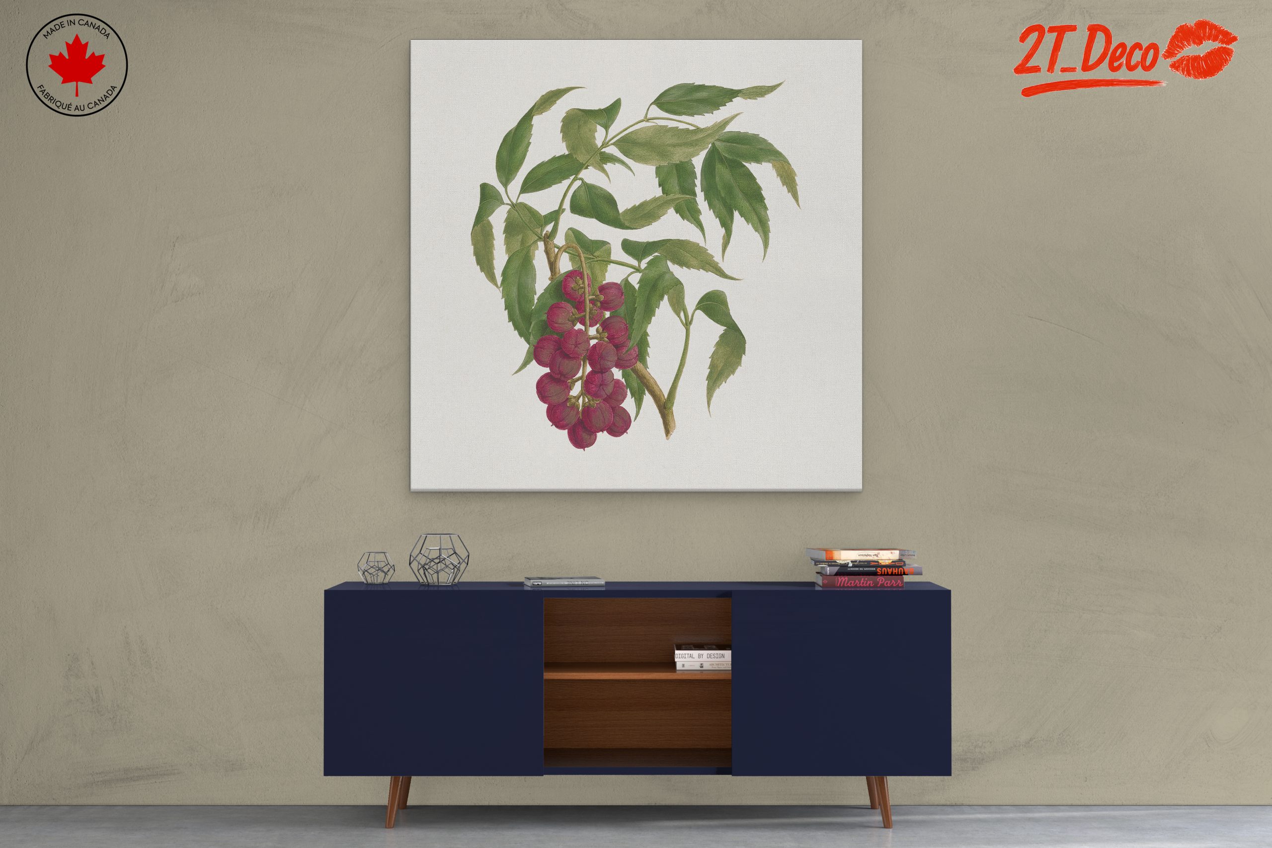 Detailed Botanical Illustration of Berries - Image 3