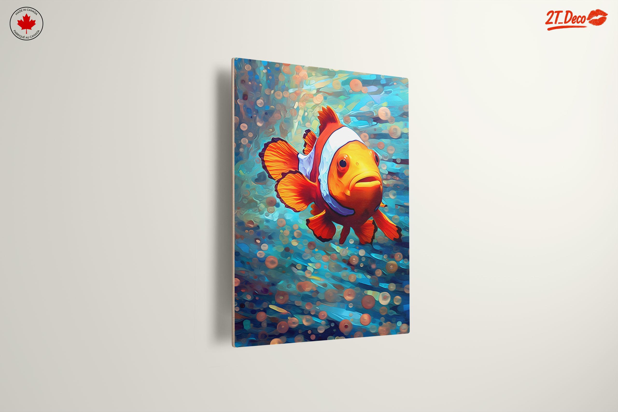Vivid Clownfish Swimming in Colorful Underwater Scene - Image 13