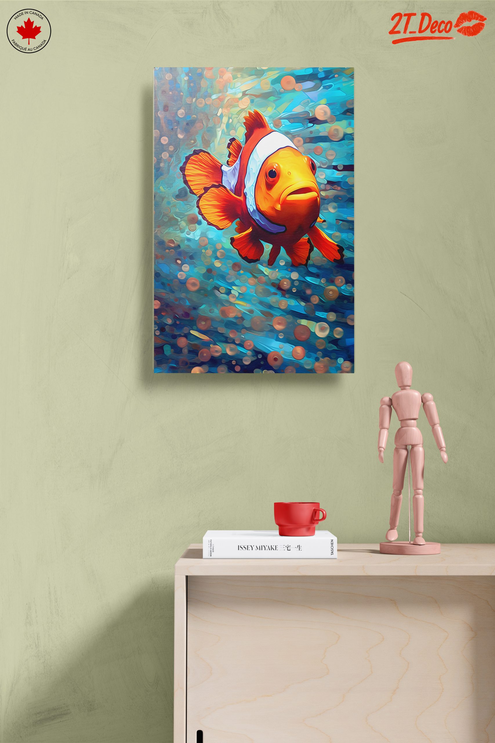 Vivid Clownfish Swimming in Colorful Underwater Scene - Image 14