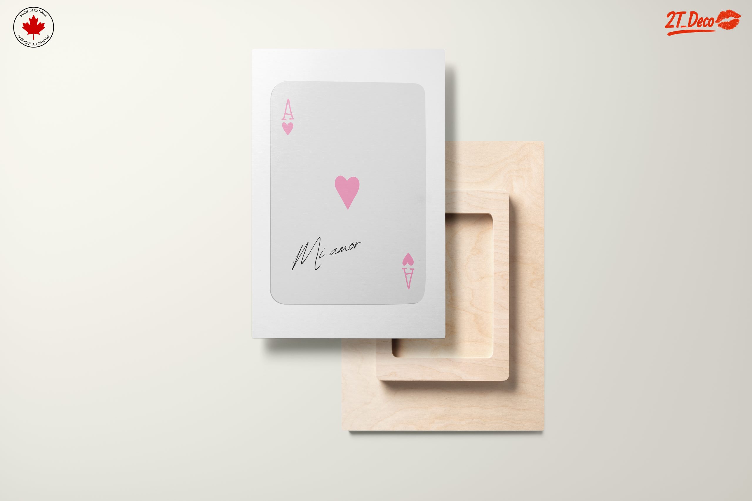 Stylized Ace Playing Card with Heart Design - Image 11