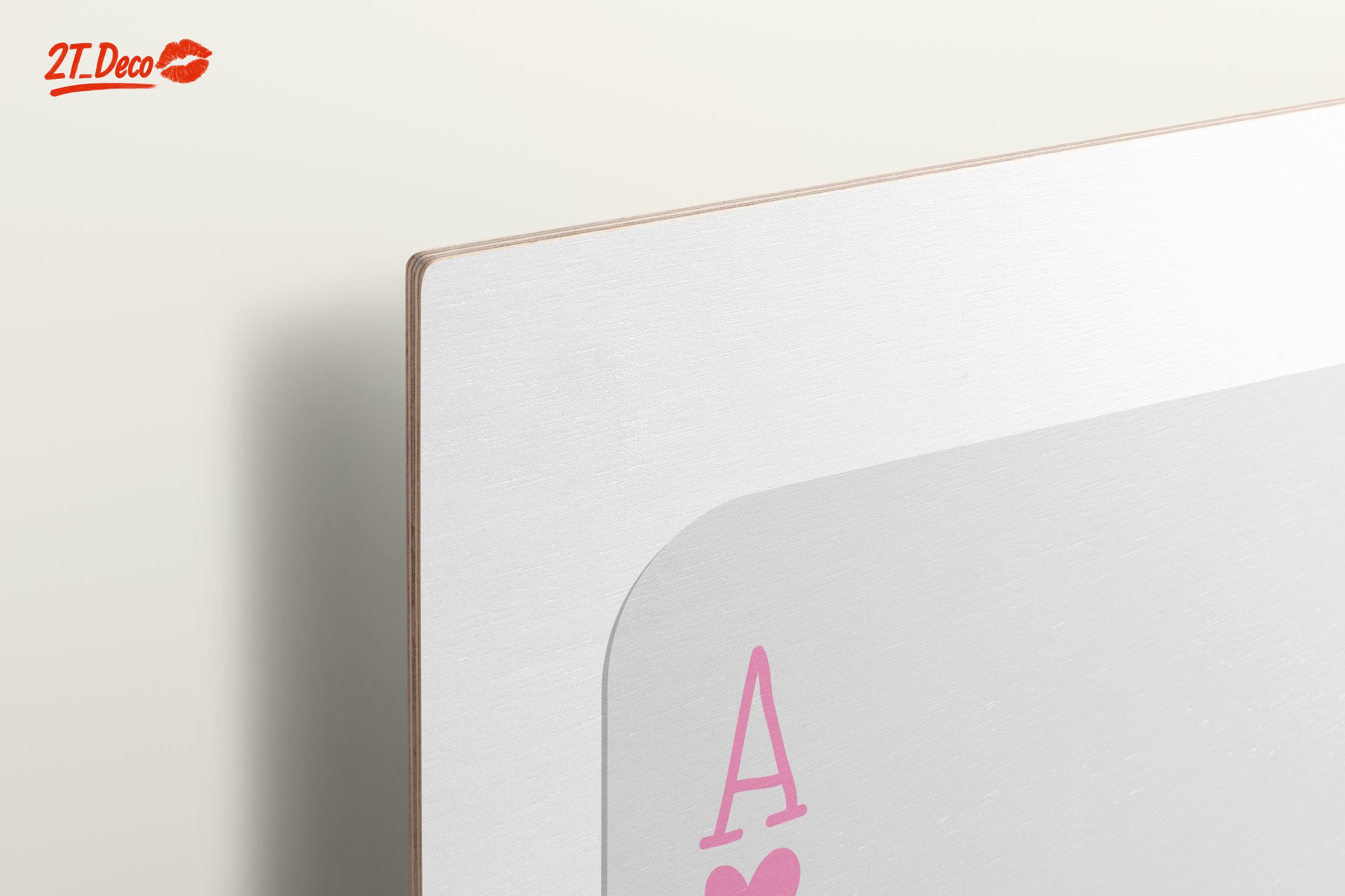 Stylized Ace Playing Card with Heart Design - Image 15